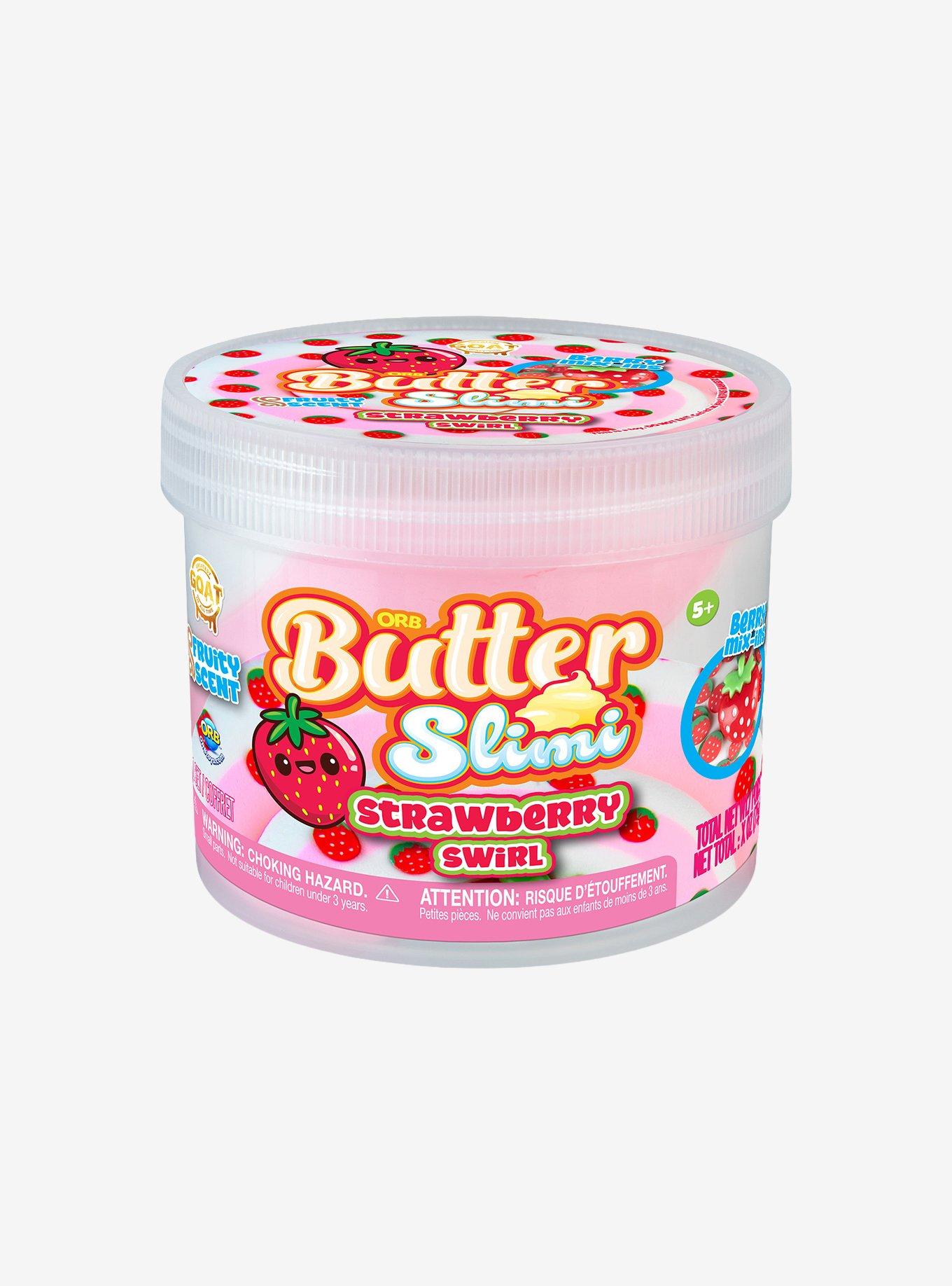 Orb Butter Slimi Strawberry Swirl Slime, , hi-res