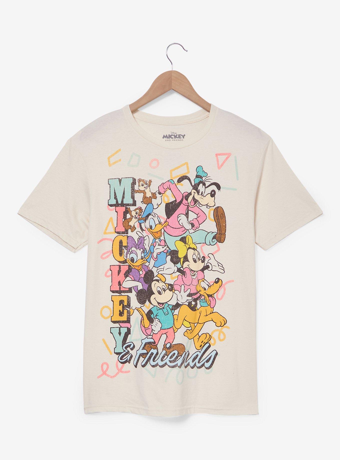 Disney Mickey & Friends Vintage Group Portrait Women's T-Shirt - BoxLunch Exclusive, , hi-res