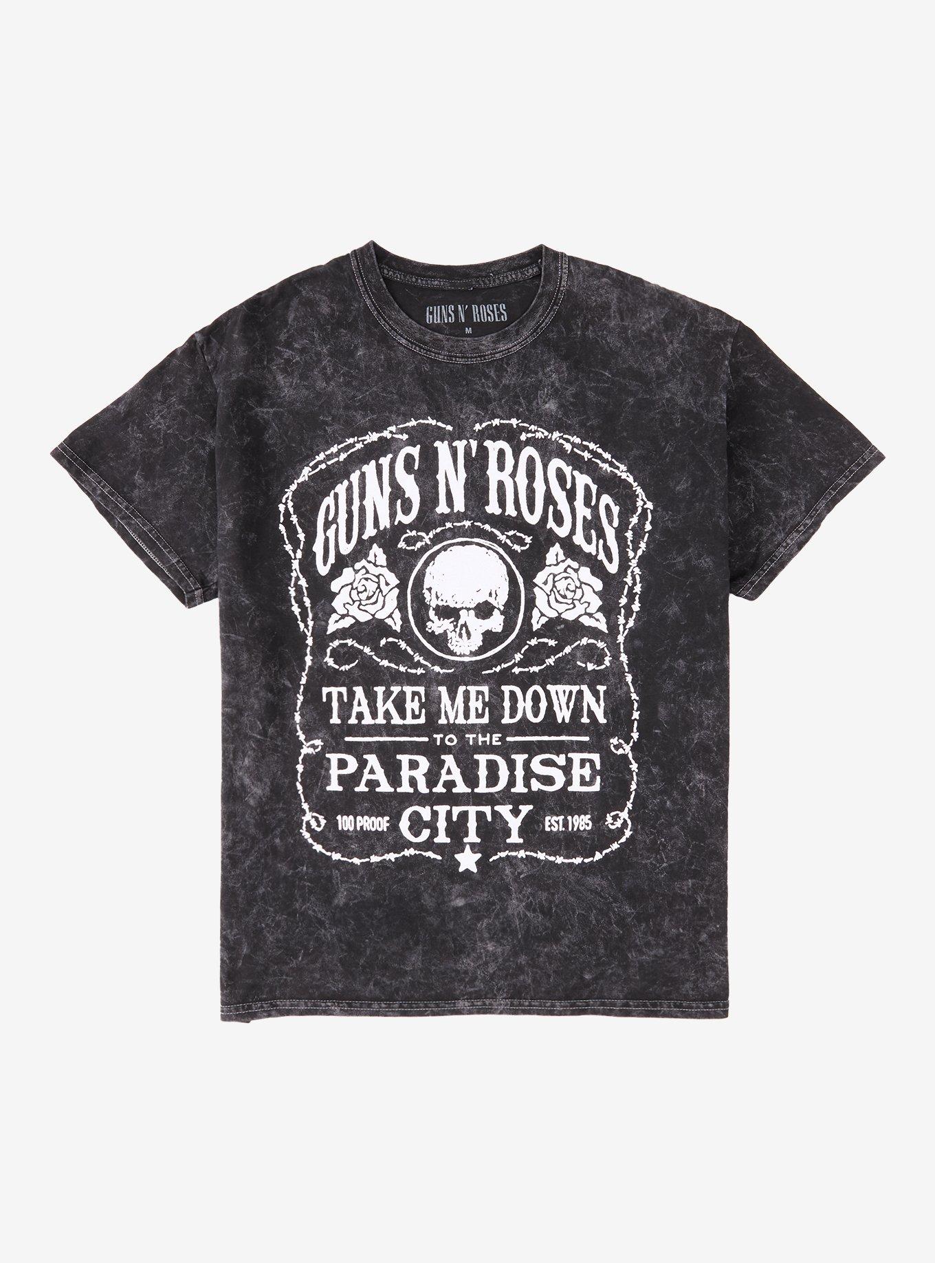 Guns N' Roses Paradise City Mineral Wash T-Shirt, , hi-res