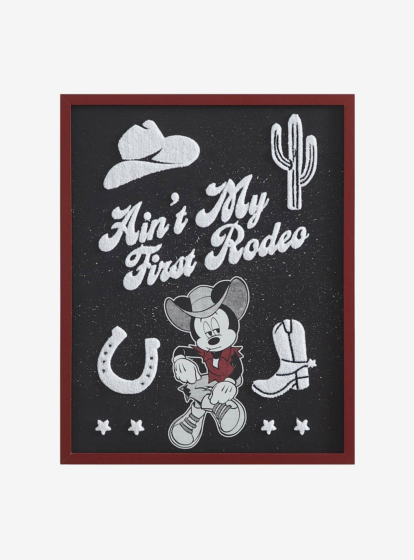 Disney Mickey Mouse Western Tufted Wall Art, , hi-res