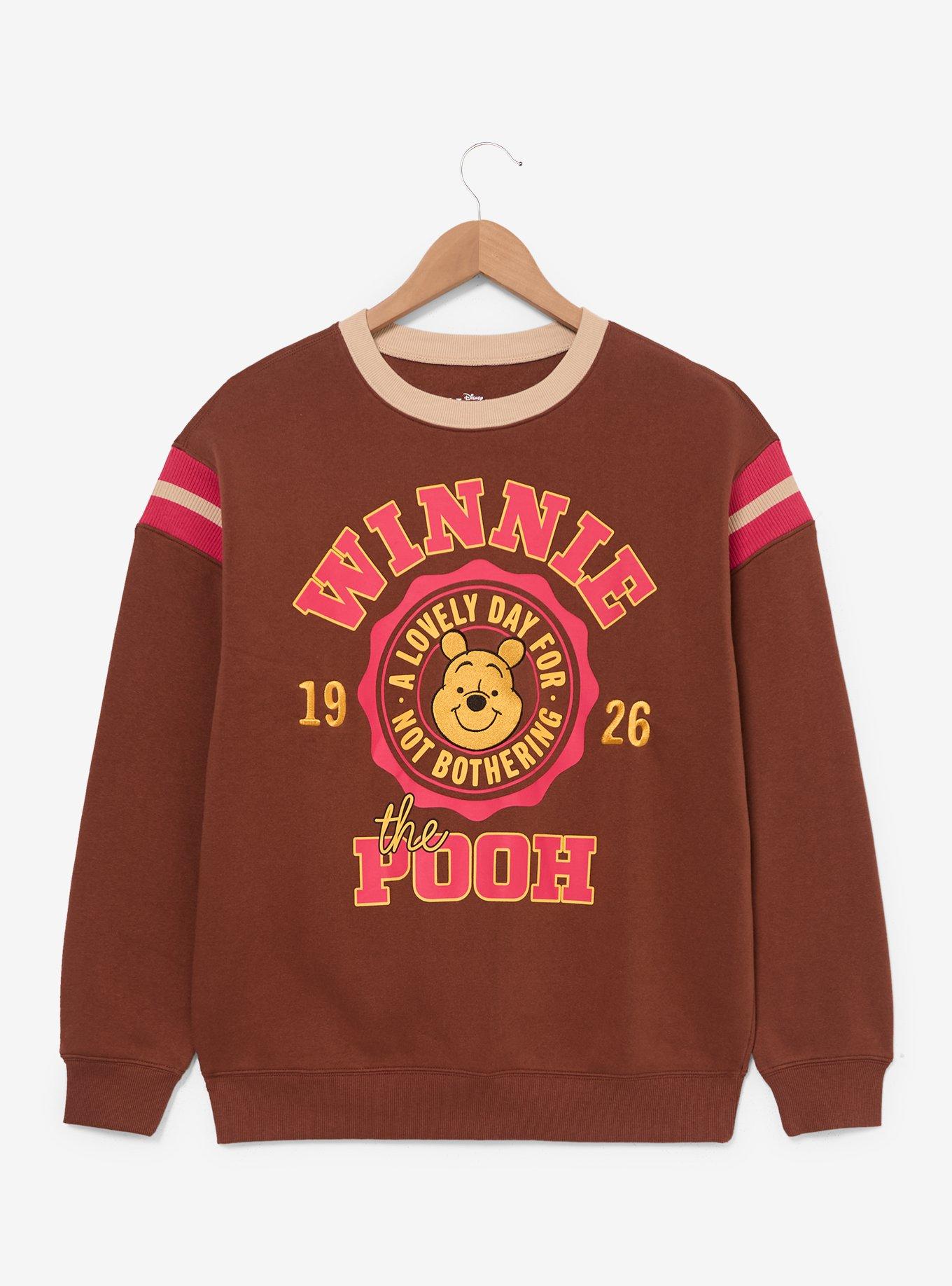 Disney Winnie the Pooh Vintage Badge Crewneck - BoxLunch Exclusive, , hi-res
