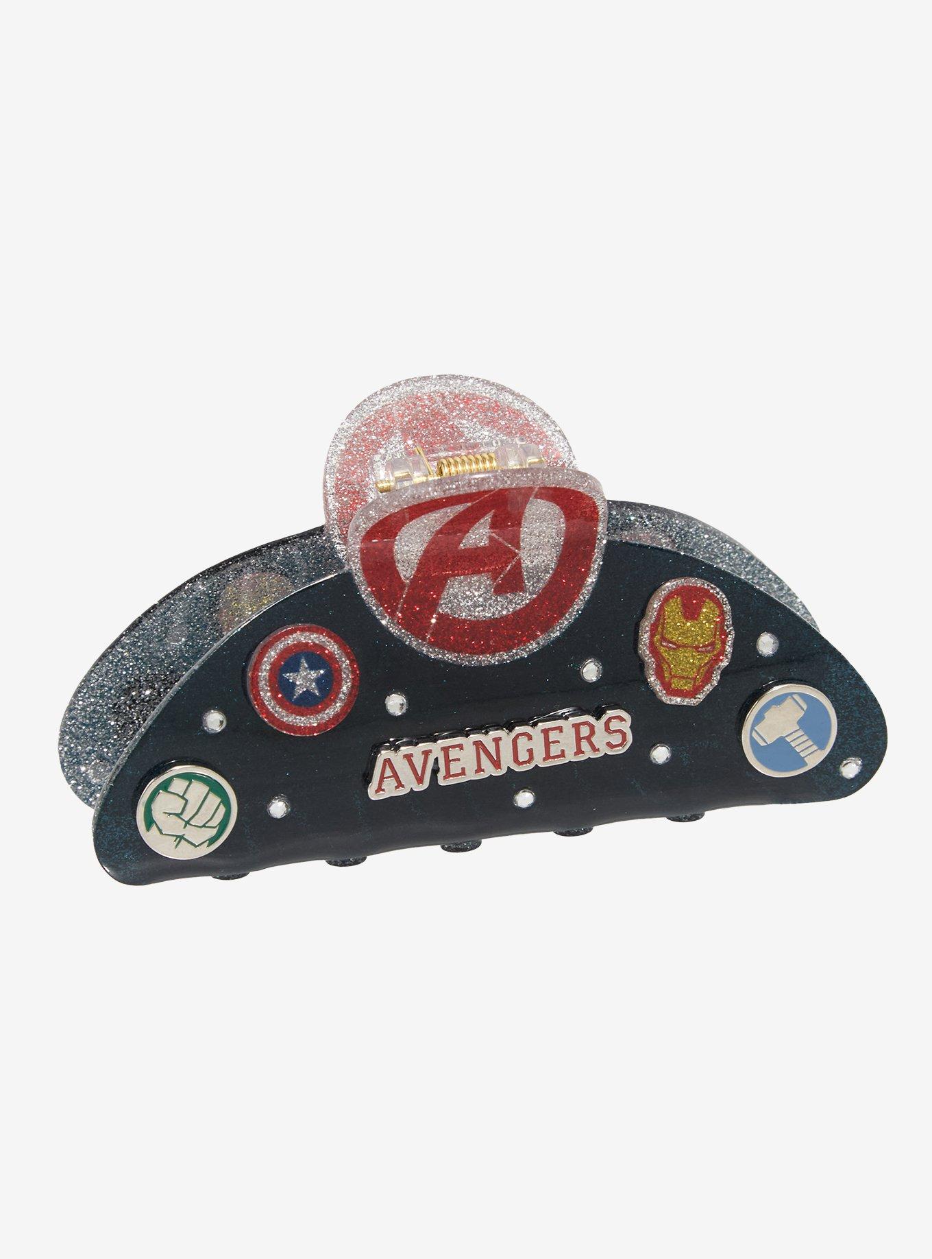 Marvel Avengers Charms Glitter Claw Clip - BoxLunch Exclusive, , hi-res