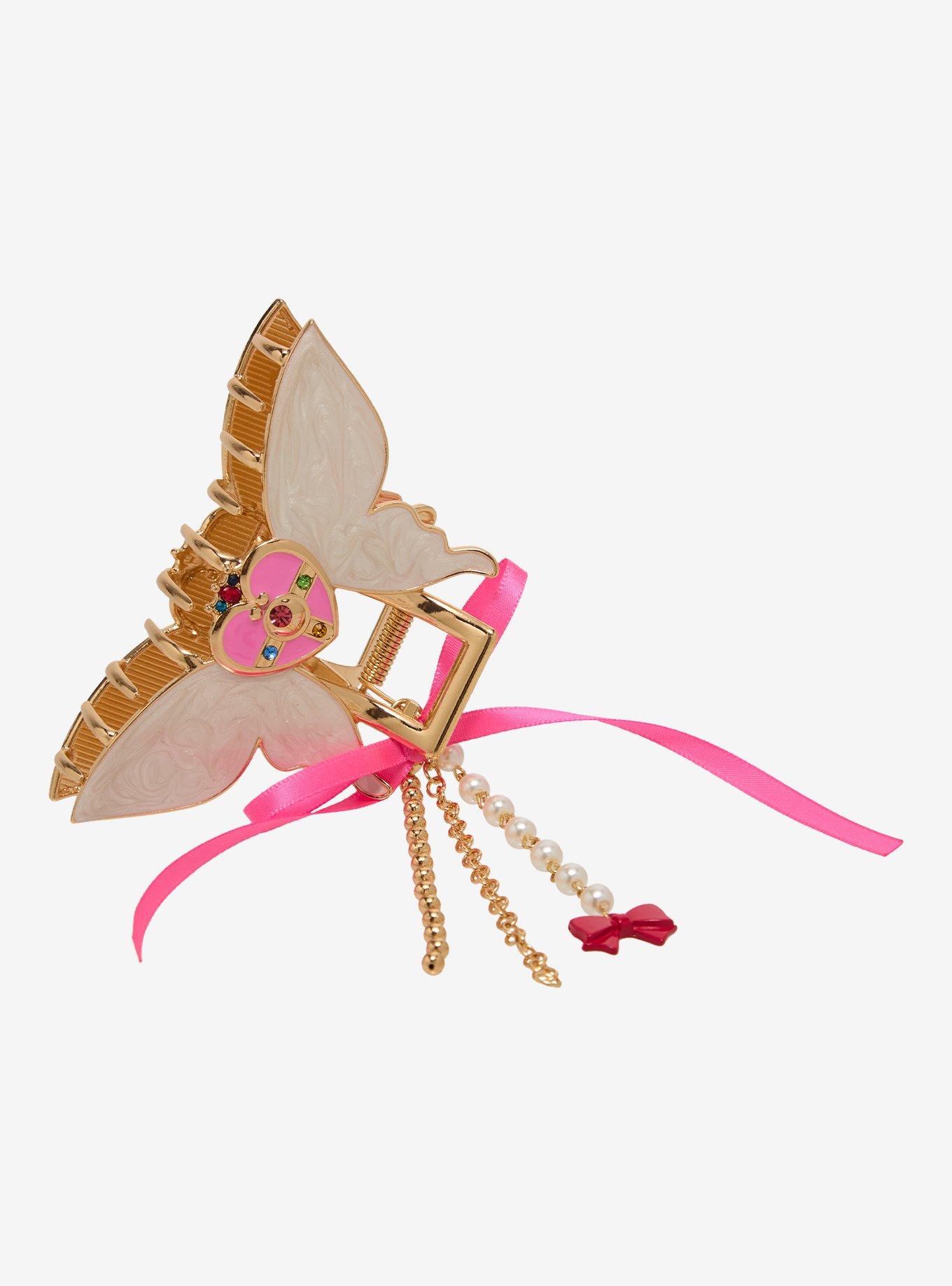 Sailor Moon Winged Bow Claw Clip - BoxLunch Exclusive, , hi-res