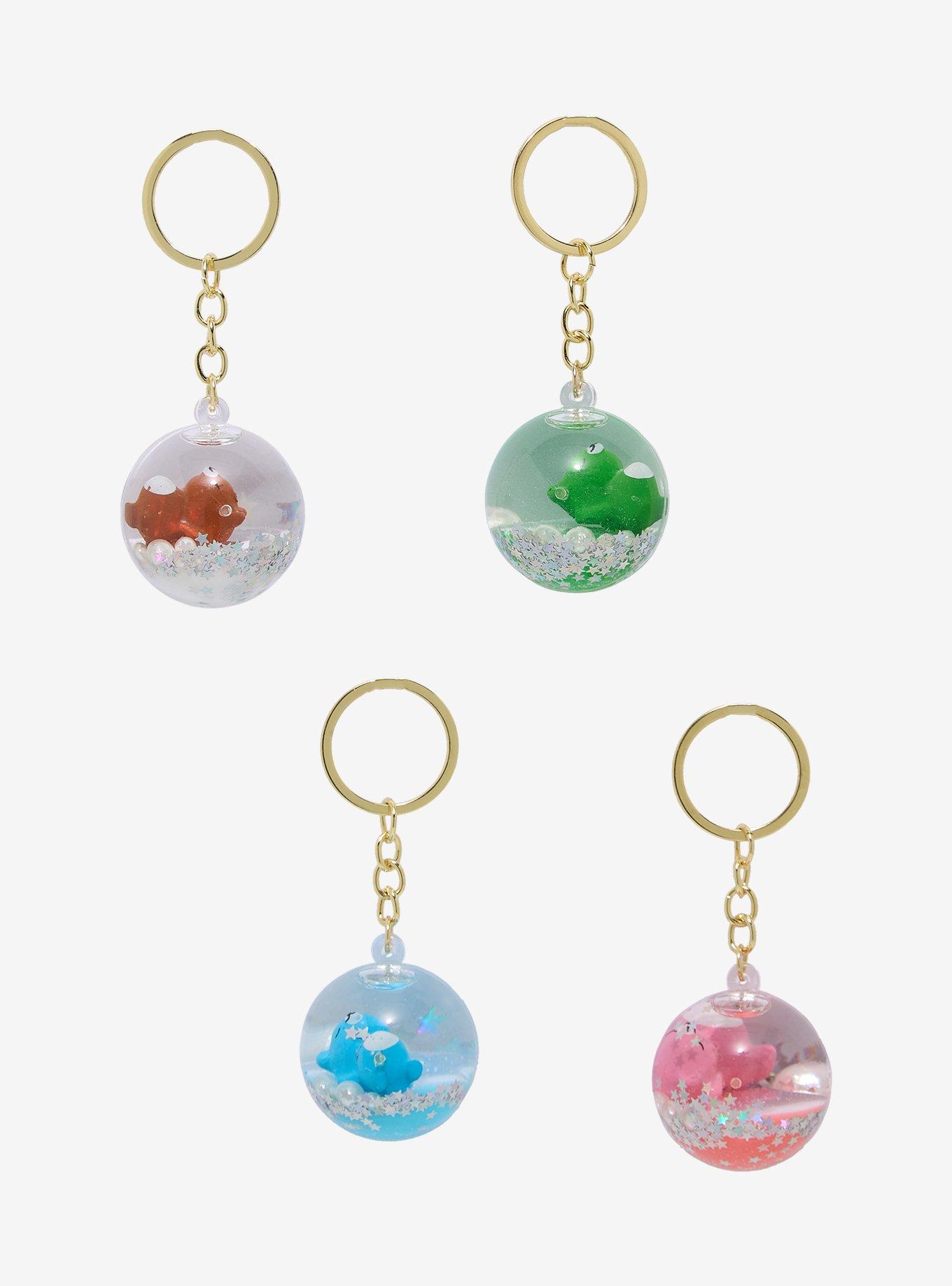 BC Mini Sleeping Bears Blind Assorted Liquid Filled Keychain, , hi-res