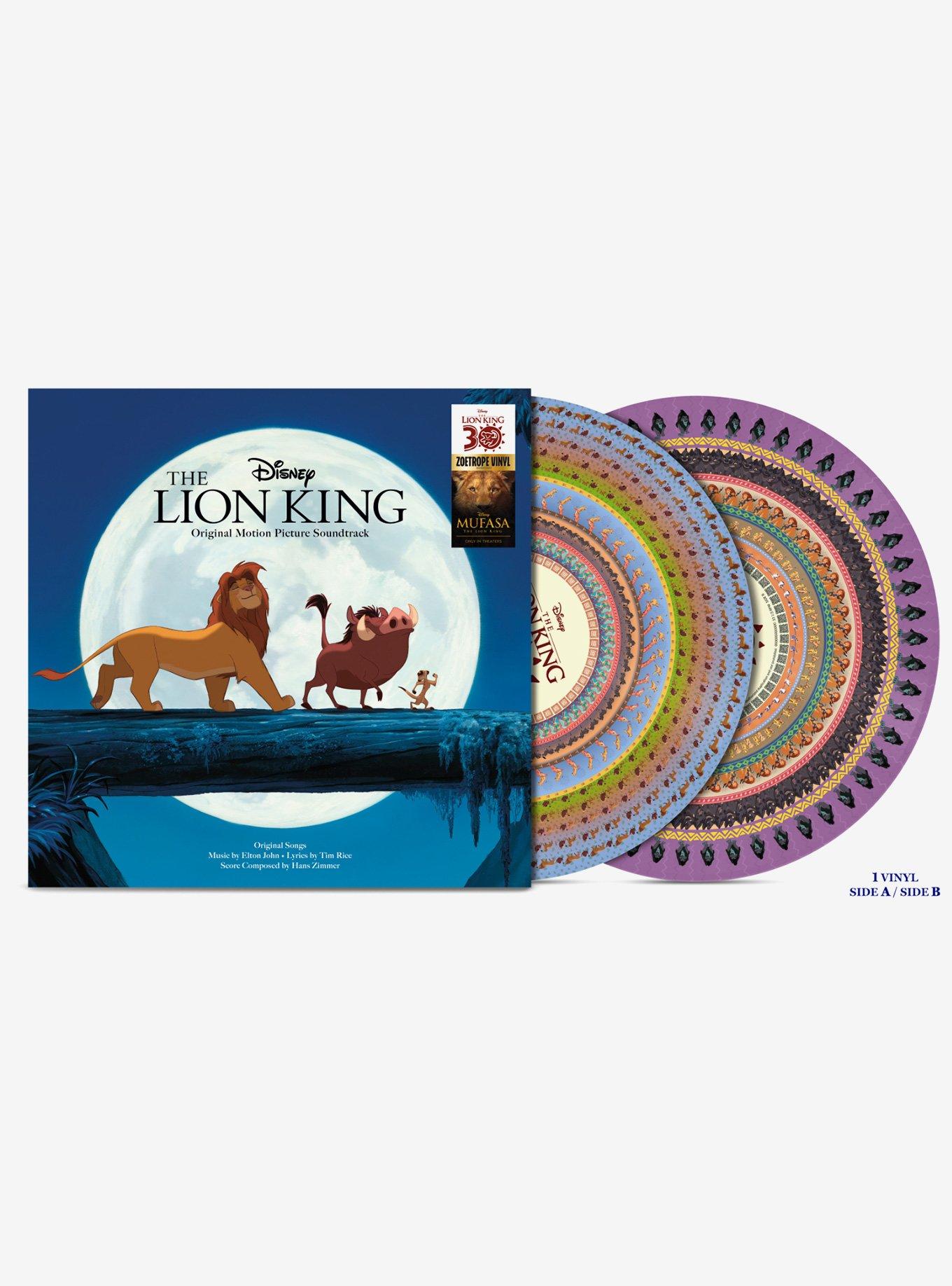 Disney The Lion King Soundtrack 30th Anniversary Zoetrope Vinyl Record, , hi-res