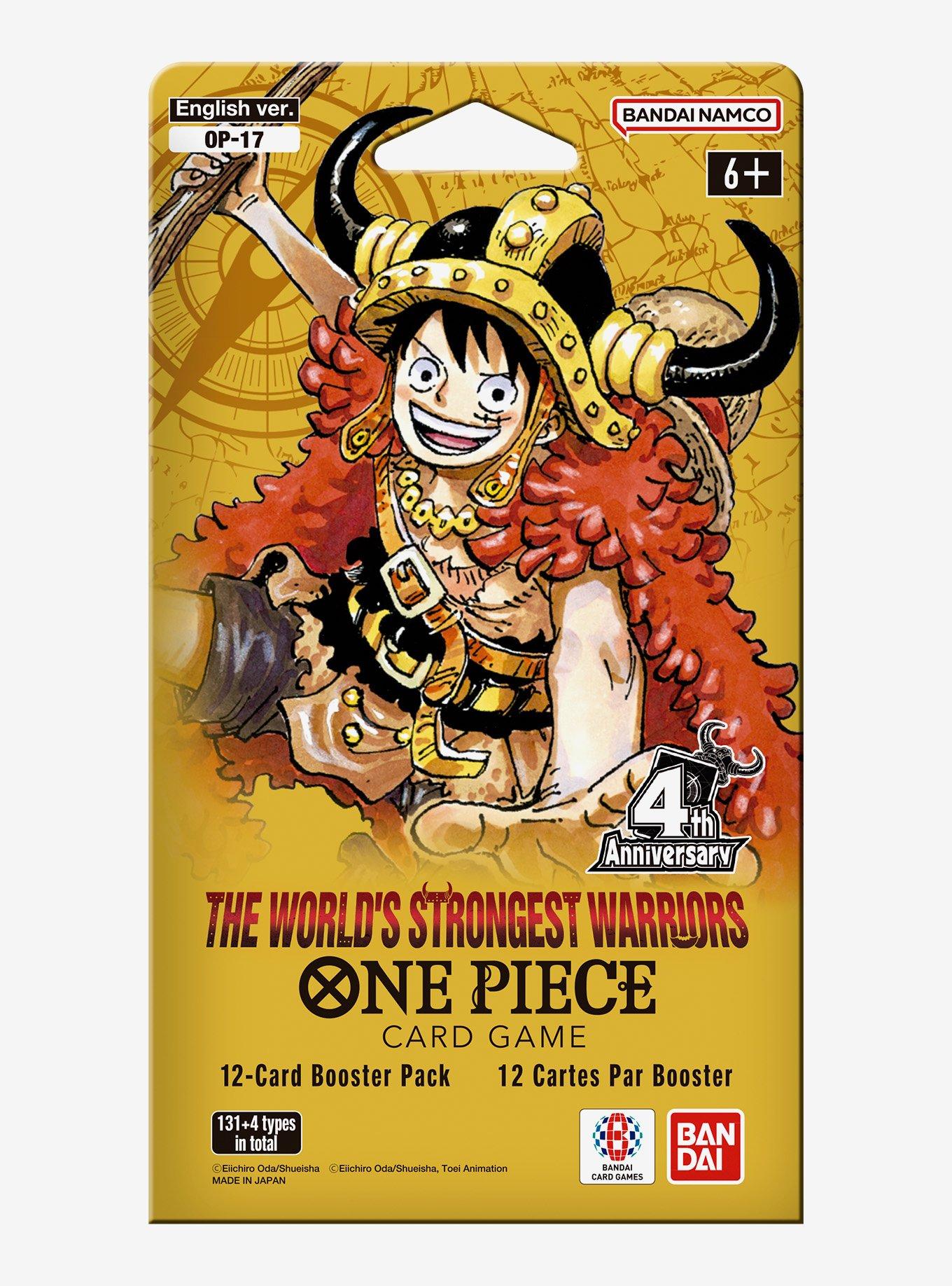 One Piece Card Game: The World's Strongest Warriors Booster Pack