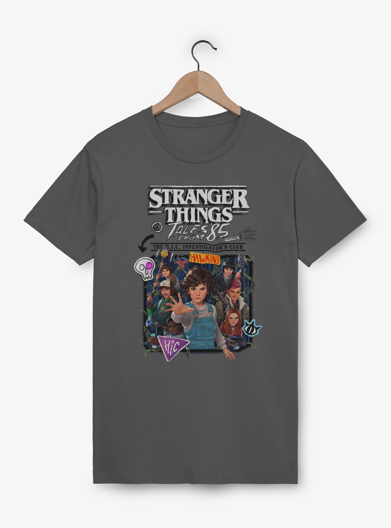 Stranger Things: Tales from '85 The H.I.C. Investigator's Club Icon Scribbles T-Shirt, , hi-res