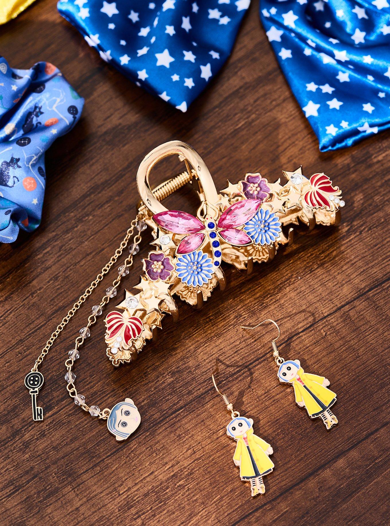 Caroline Thompson Feel Like Jumping2枚セット Coraline Dragonfly Claw Clip with Dangling Charm - BoxLunch