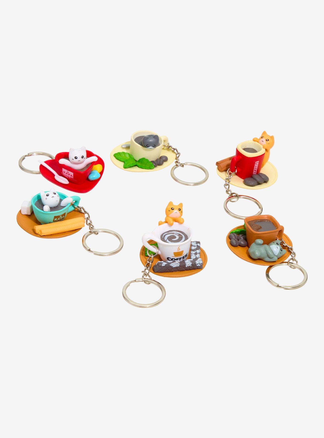 Cat Cafe Blind Blind Assorted Keychain, , hi-res