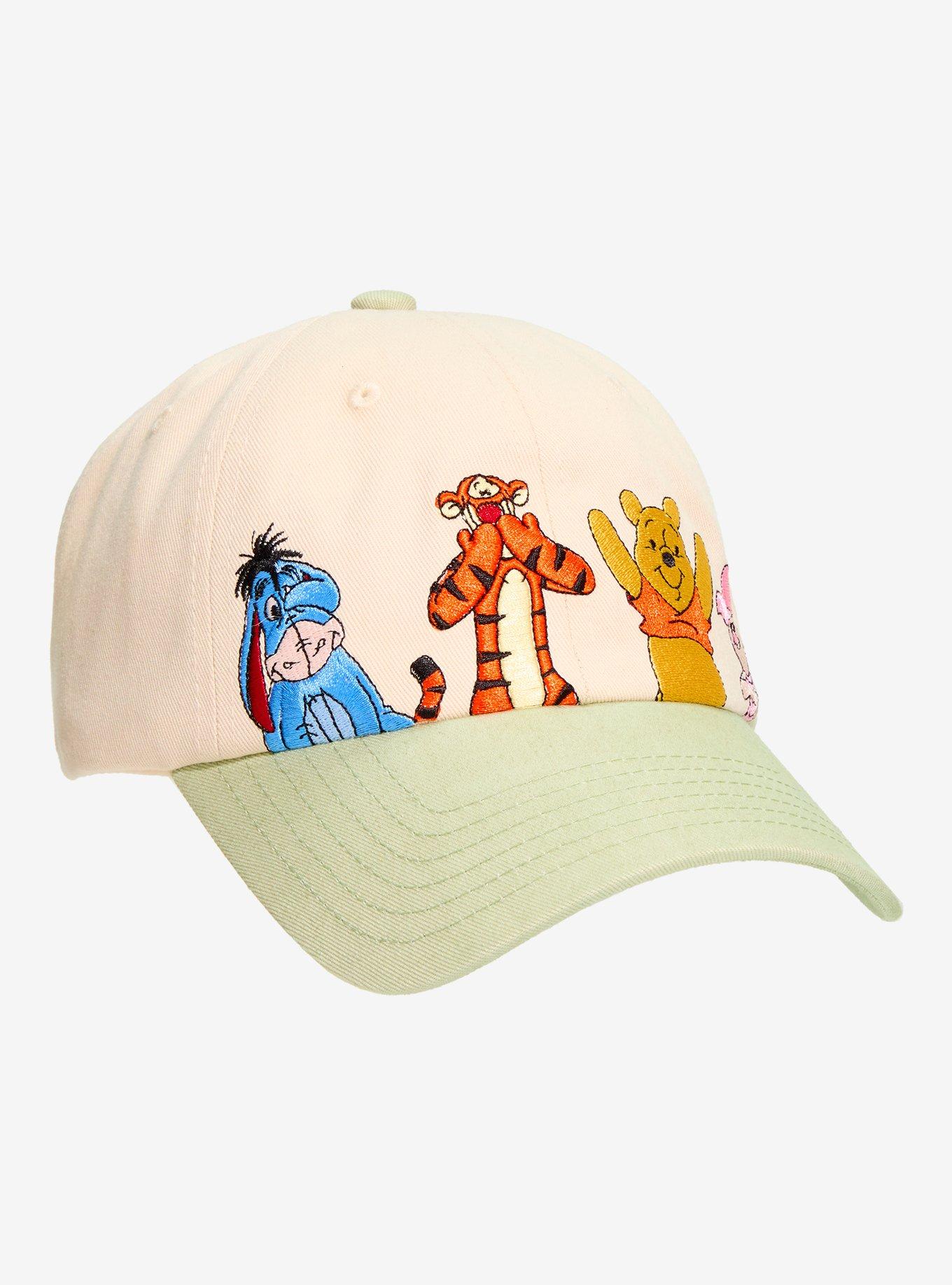 Disney Winnie the Pooh Embroidered Characters Ball Cap - BoxLunch Exclusive, , hi-res