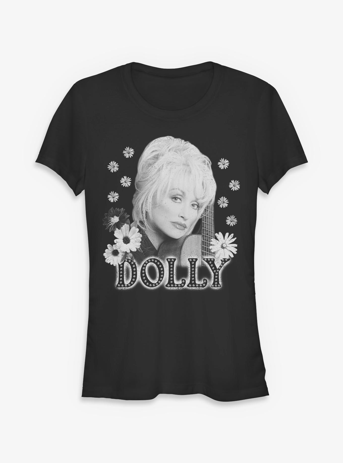 Dolly Parton Flowers Girls T-Shirt