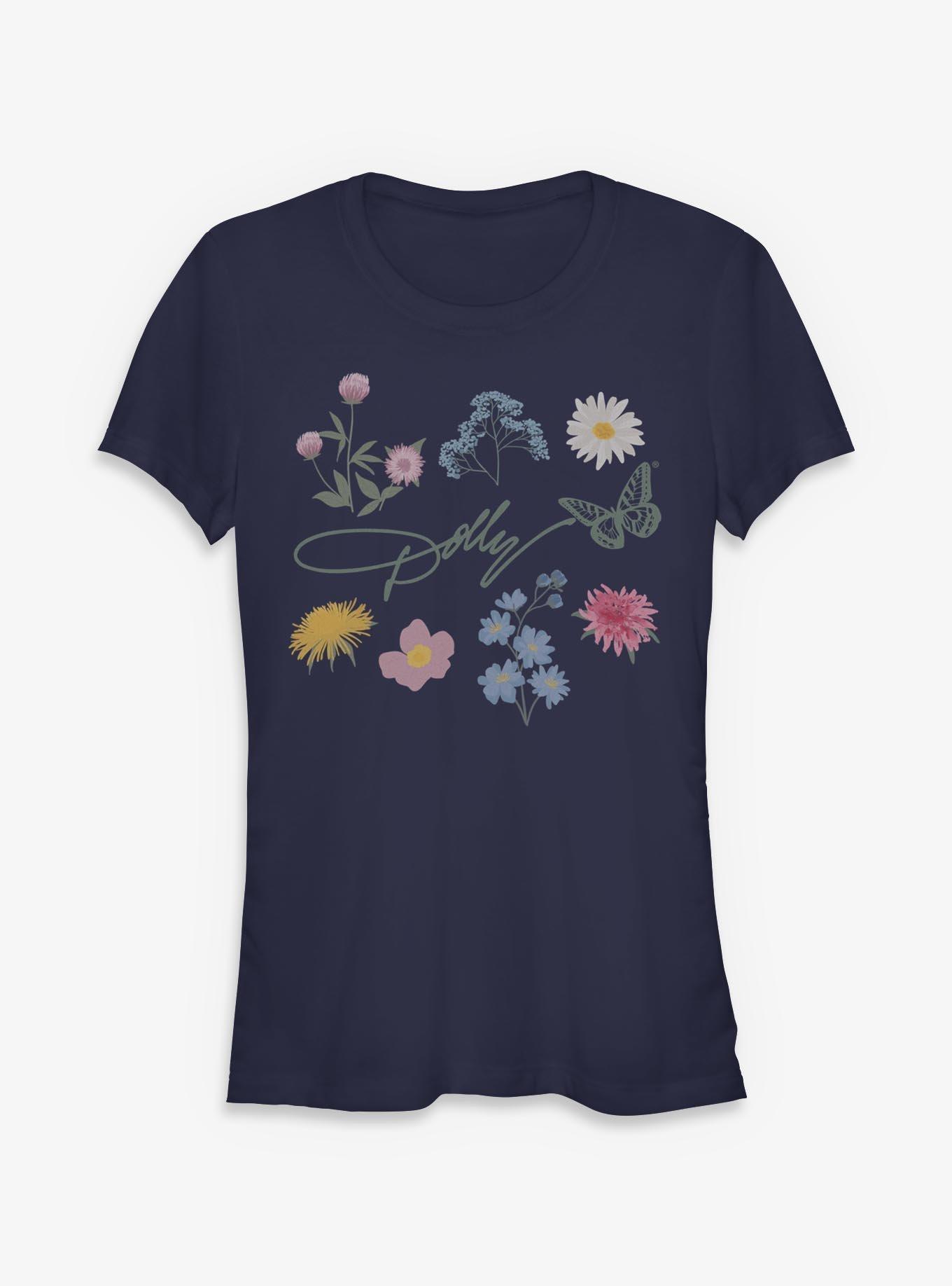 Dolly Parton Floral Signature Girls T-Shirt, , hi-res
