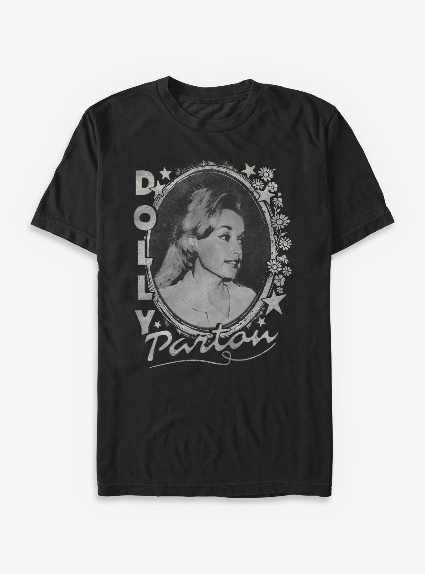 Dolly Parton Stars And Flowers T-Shirt, , hi-res
