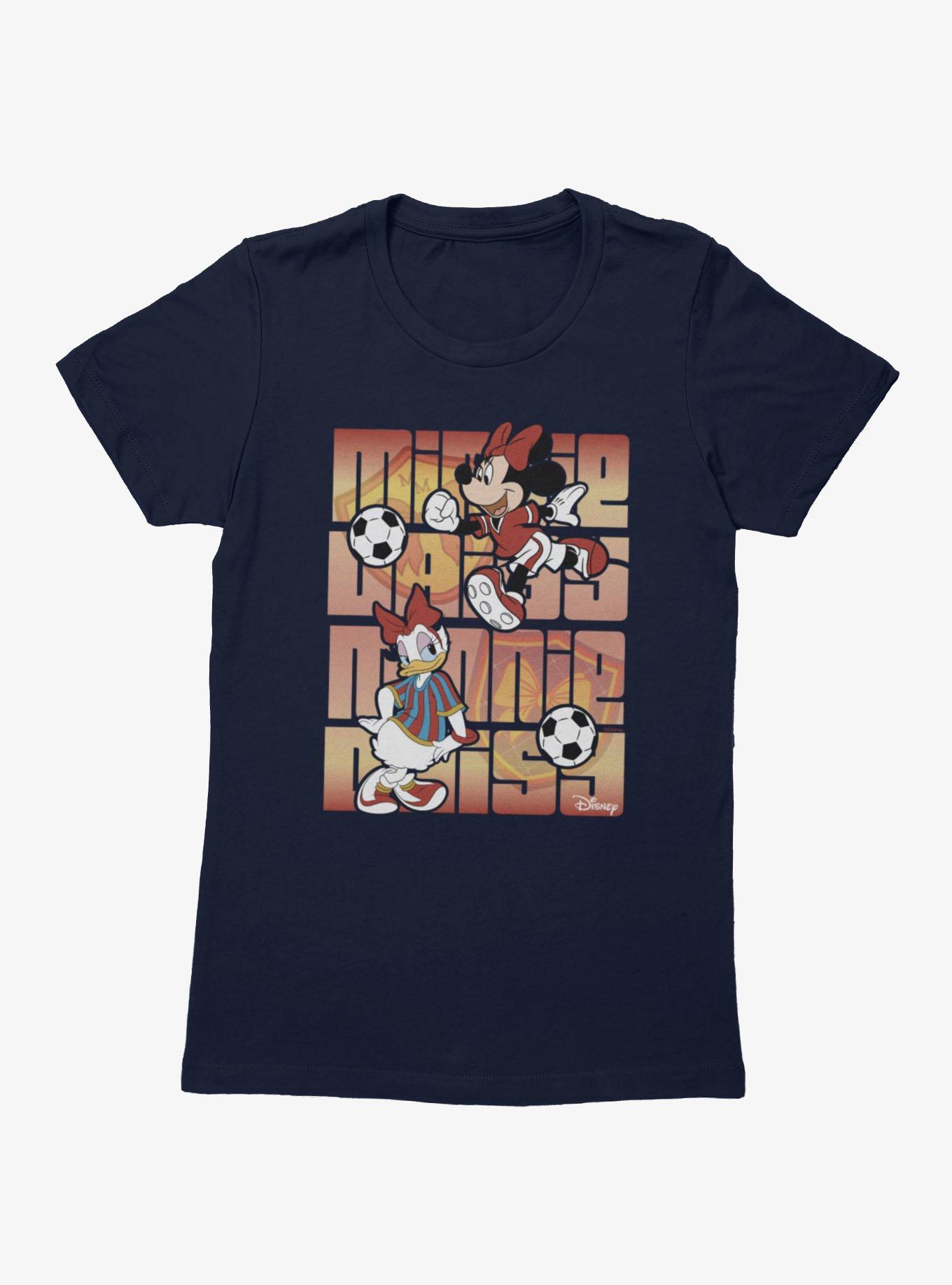 Disney Mickey And Friends Minnie And Daisy Soccer Team Womens T-Shirt, , hi-res