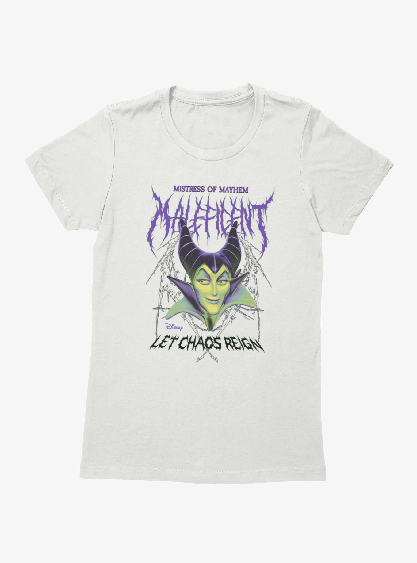 Disney Villains Maleficent Mistress Of Metal Mayhem Womens T-Shirt