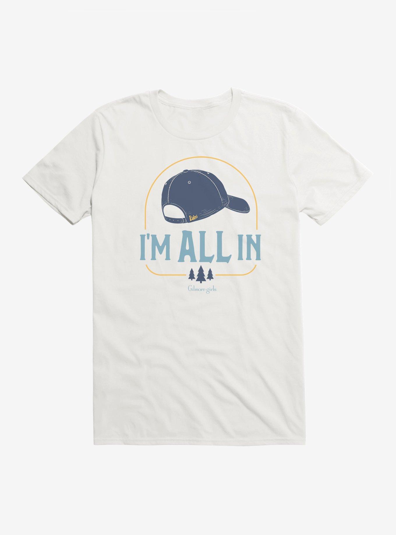 Glmore Girls I'm All In Luke Hat T-Shirt, , hi-res