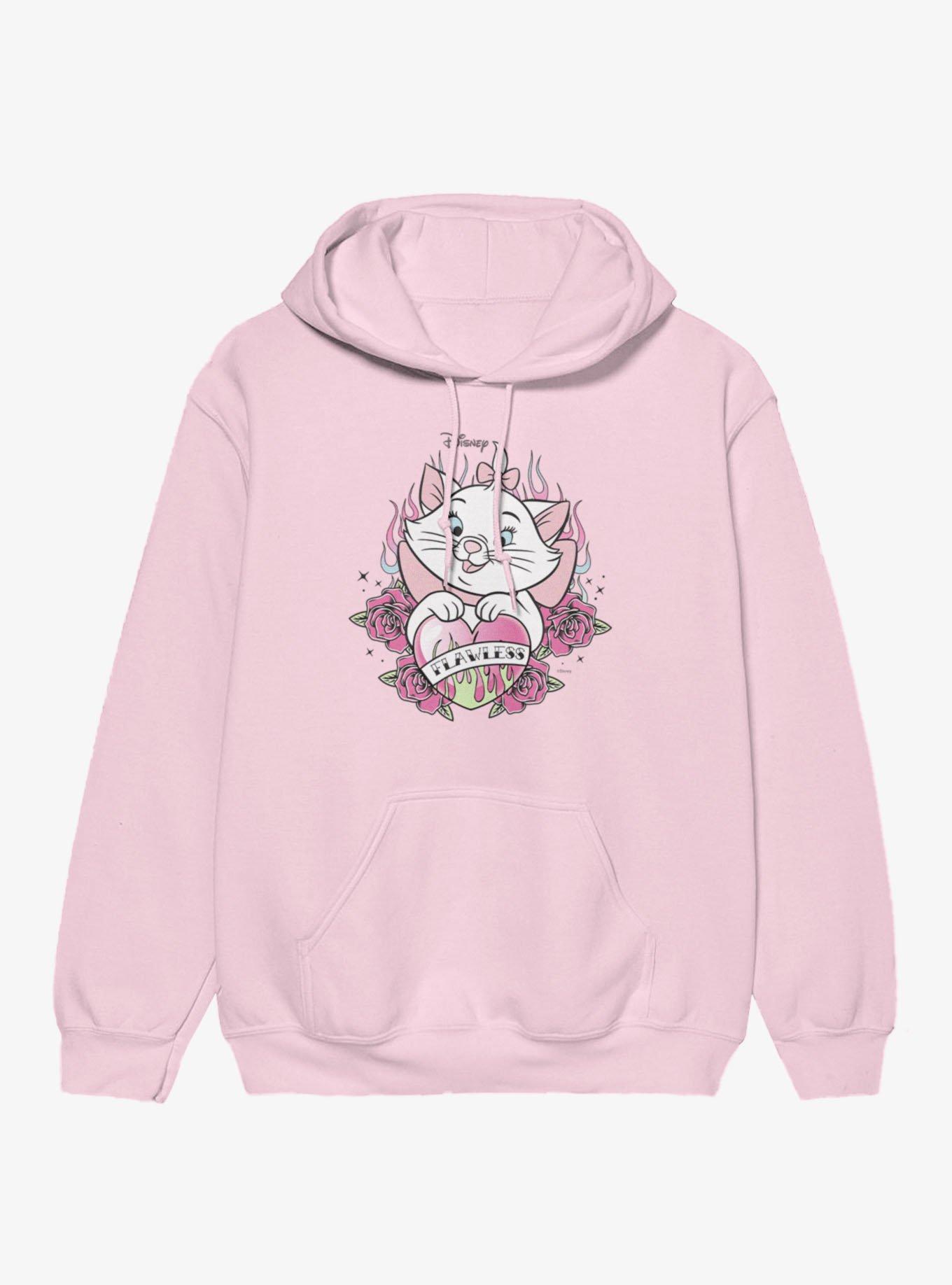 Disney Aristocats Marie Flawless Heart Flames Hoodie