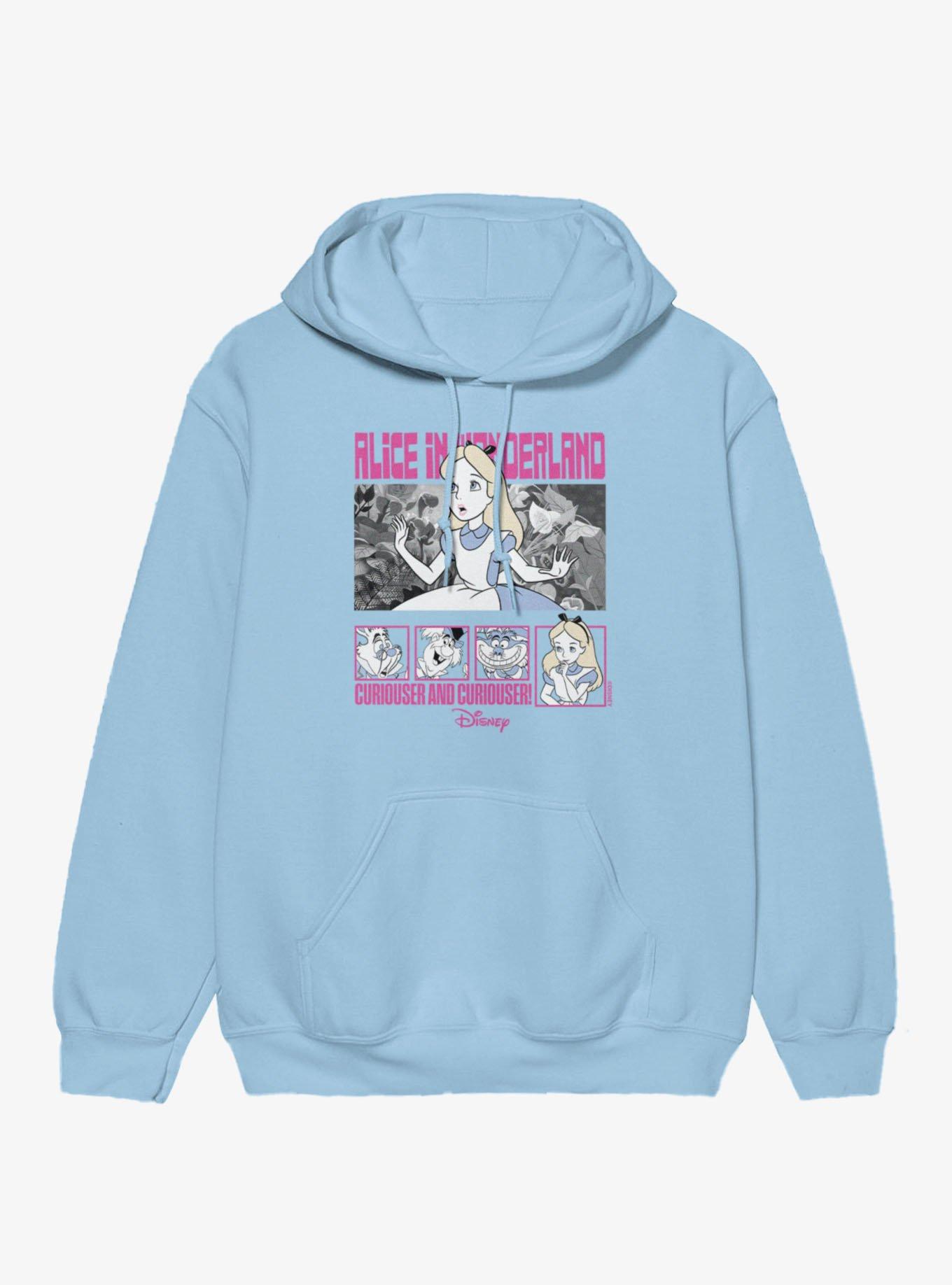 Disney Alice in Wonderland Tea Time Curiouser Squares Hoodie, , hi-res