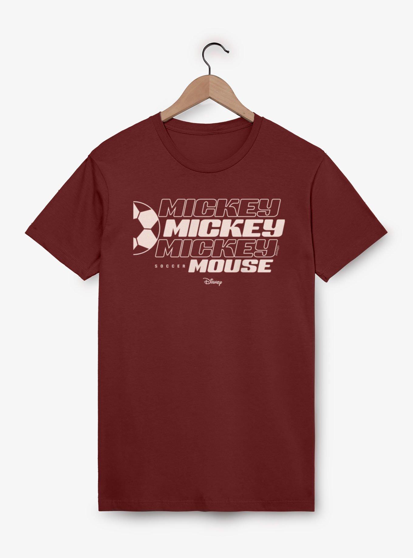 Disney Mickey Mouse Soccer Mouse T-Shirt, CARDINAL, hi-res view 1