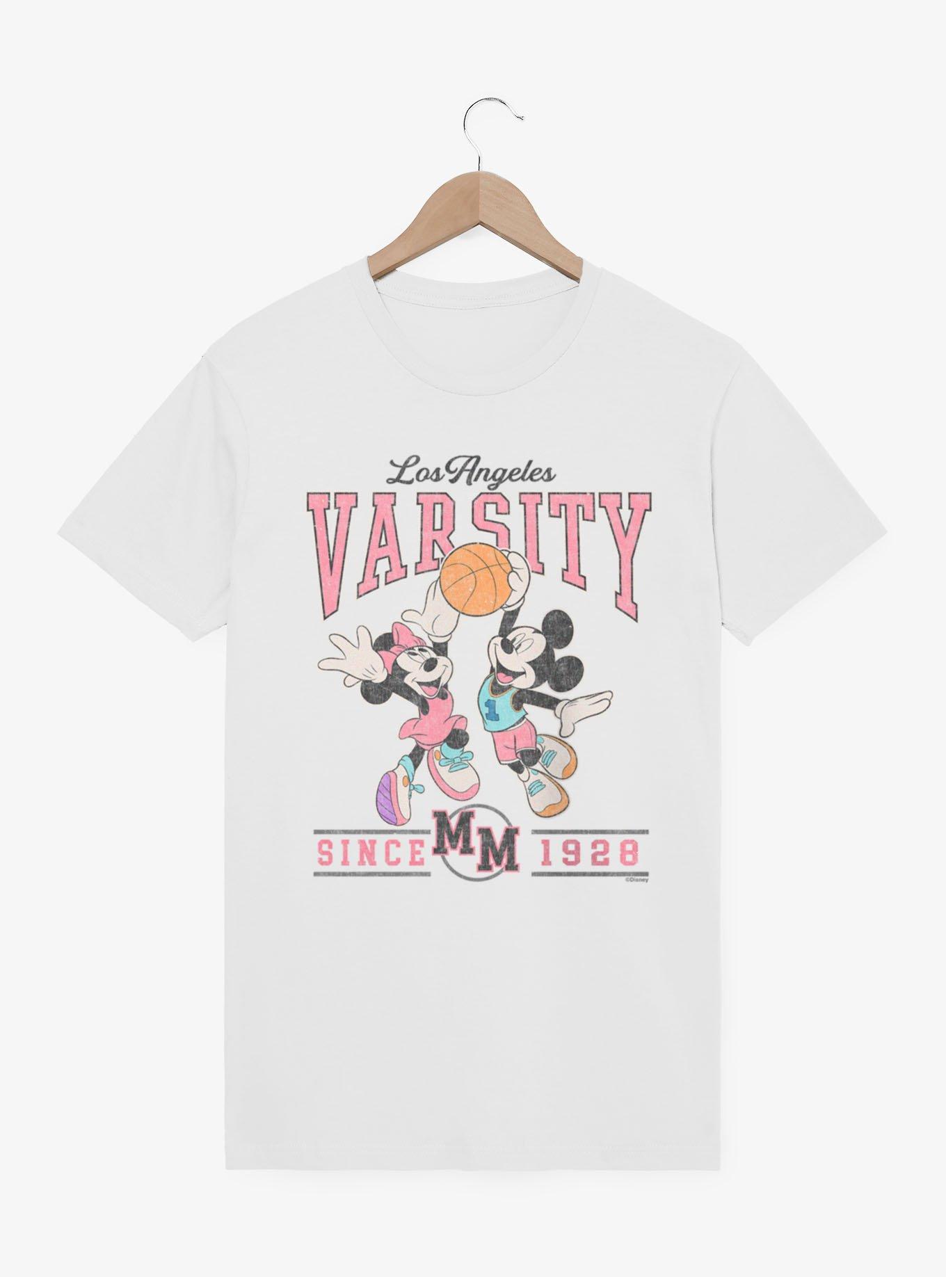 Disney Mickey And Friends Los Angeles Varsity Basketball T-Shirt, , hi-res