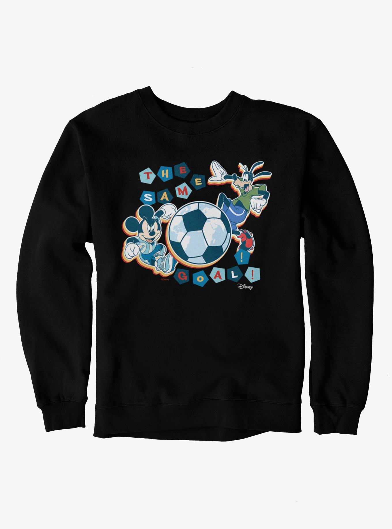 Disney Mickey And Friends Same Goal Soccer Sweatshirt, , hi-res view 1