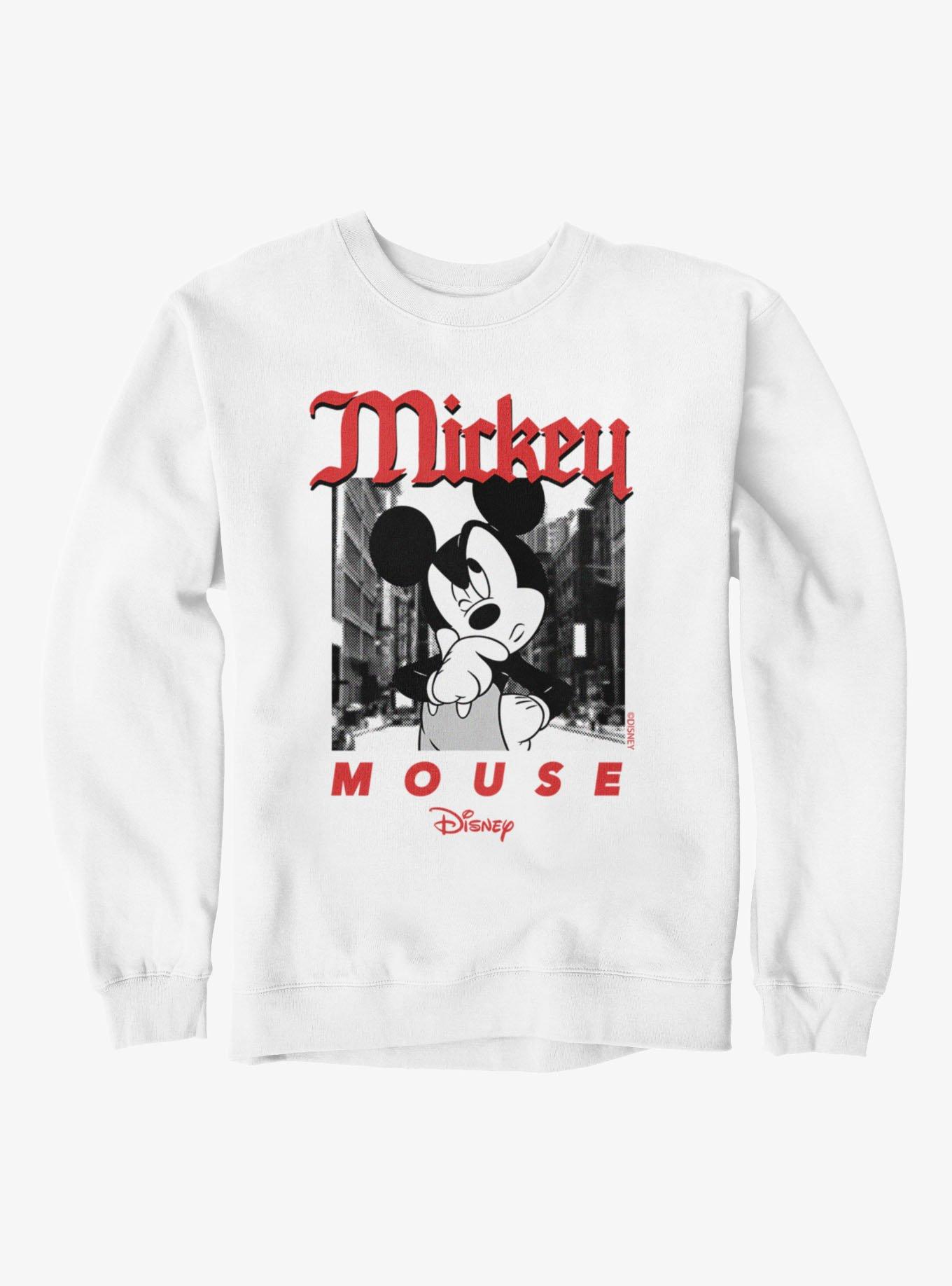 Disney Mickey Mouse Question On The Street Sweatshirt, , hi-res
