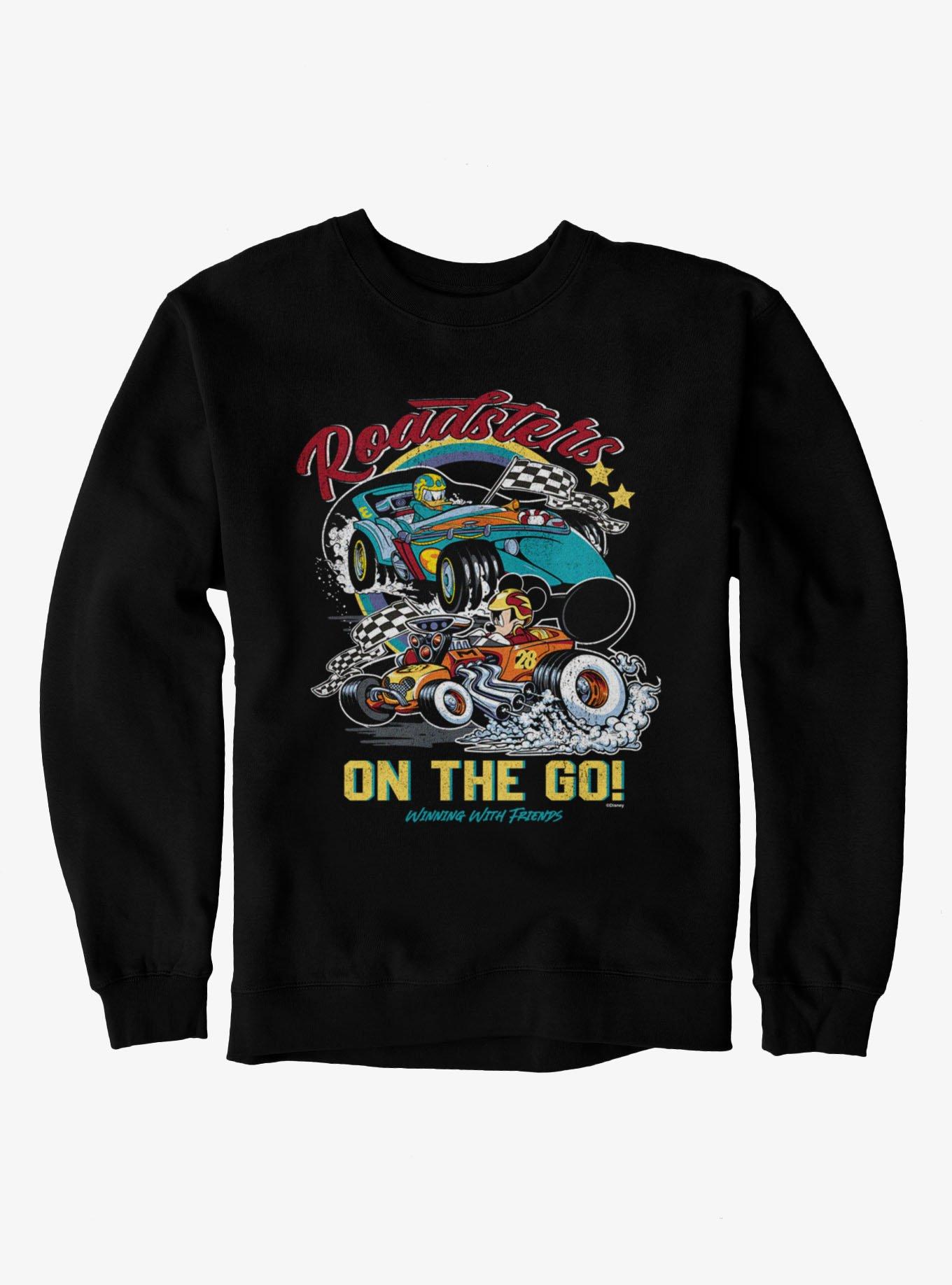 Disney Mickey Mouse Roadsters and Donald On The Go Sweatshirt