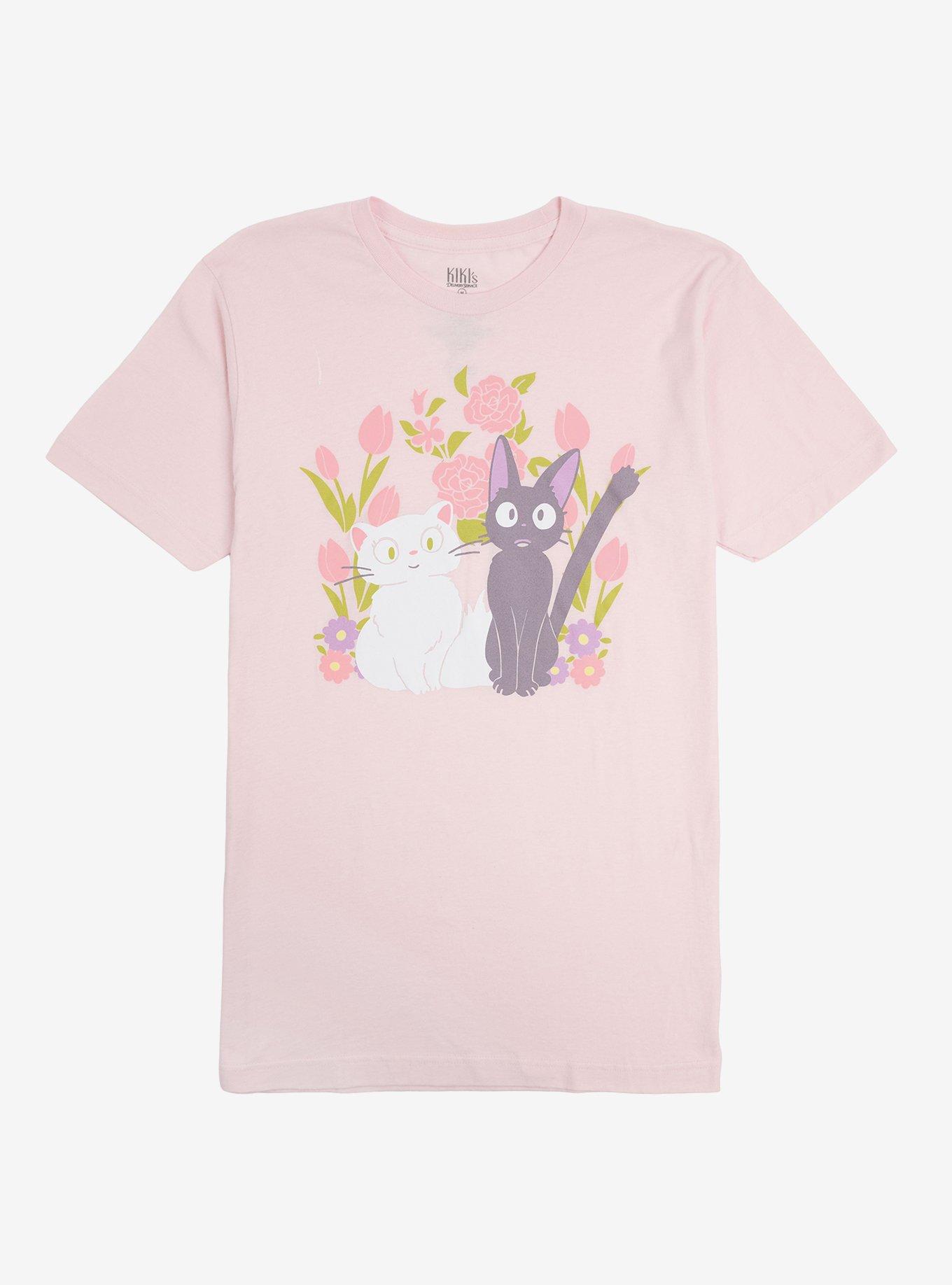 Studio Ghibli&reg; Kiki's Delivery Service Cats Floral T-Shirt, , hi-res
