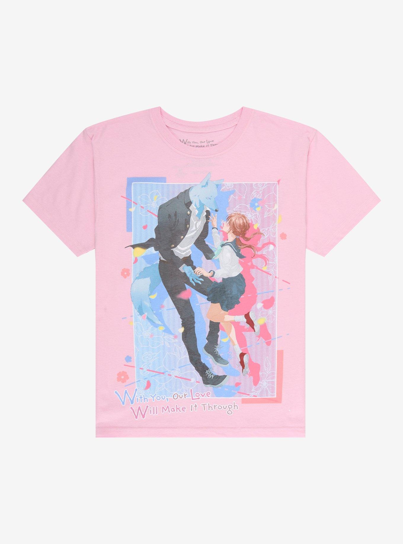 With You, Our Love Will Make It Through Poster T-Shirt, , hi-res