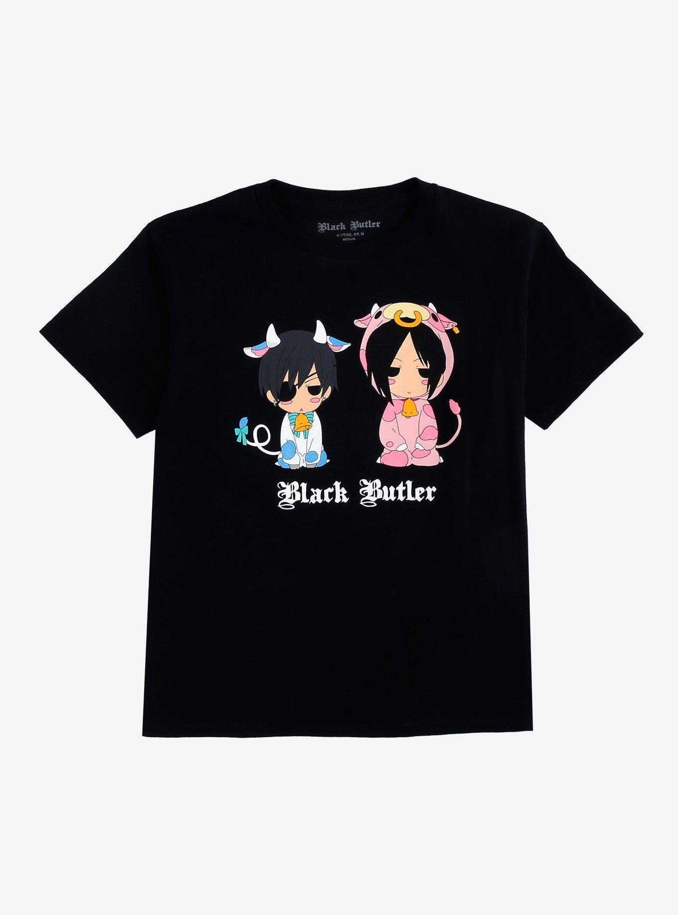Black Butler Duo Cow T-Shirt, , hi-res