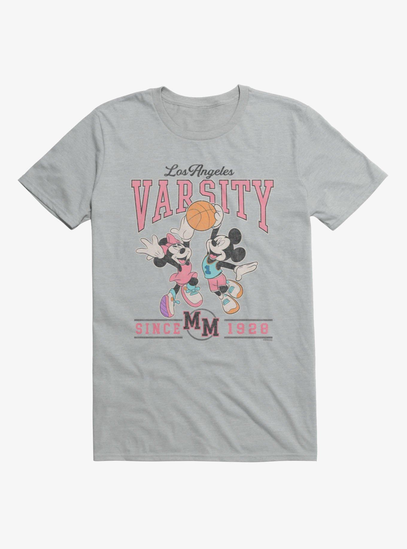 Disney Mickey And Friends Los Angeles Varsity Basketball T-Shirt, , hi-res