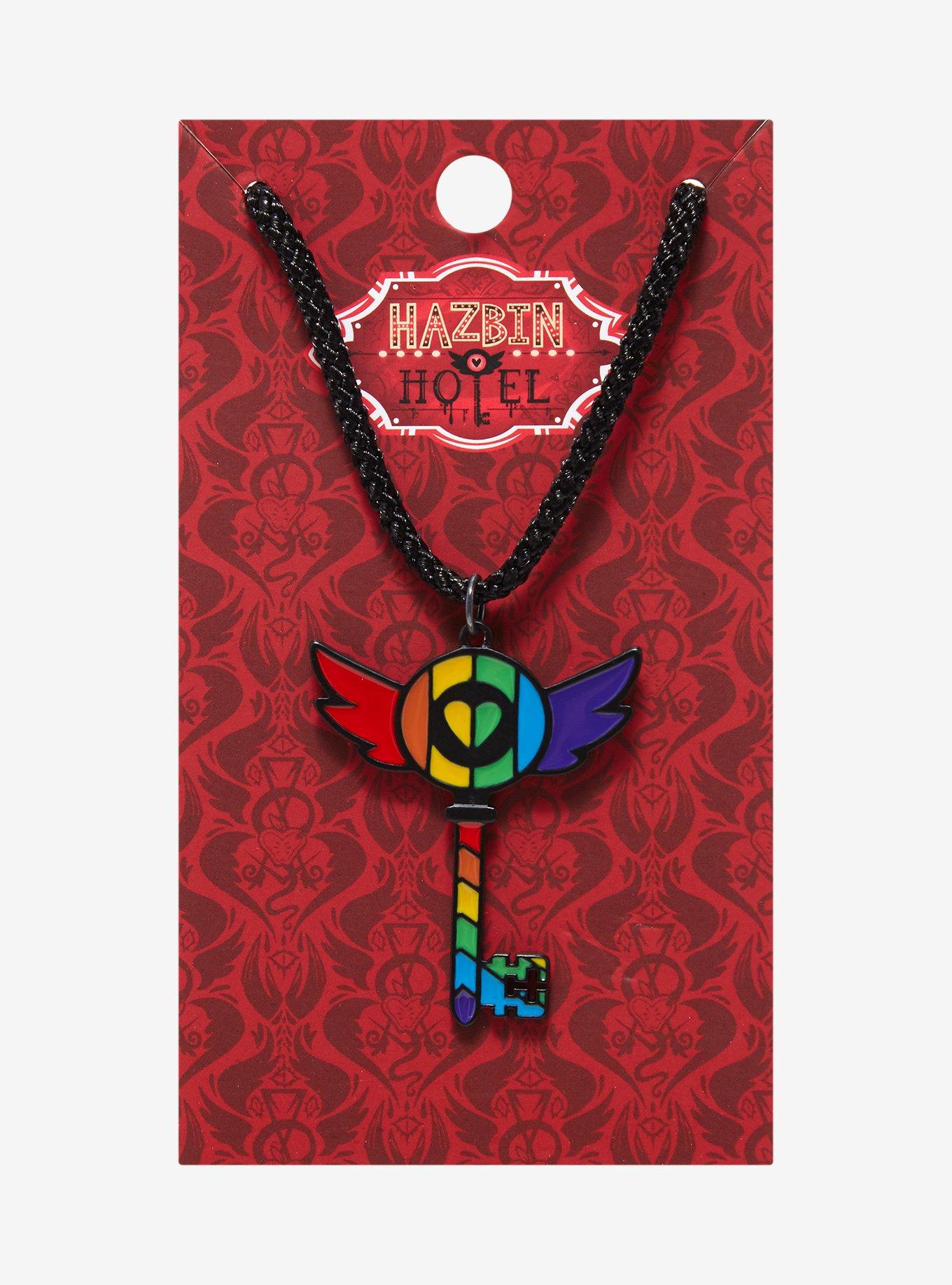 Hazbin Hotel Pride Key Necklace, , hi-res