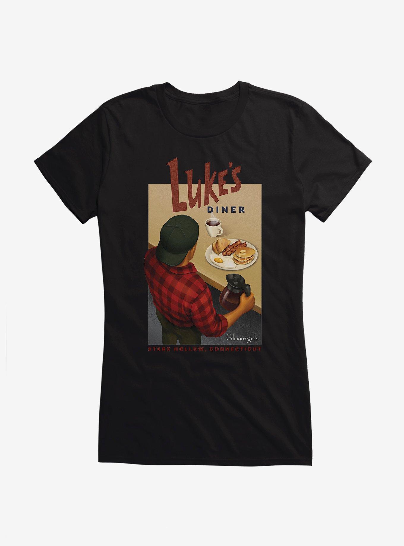 Gilmore Girls Luke's Diner Hartford Connecticut Girls T-Shirt, , hi-res
