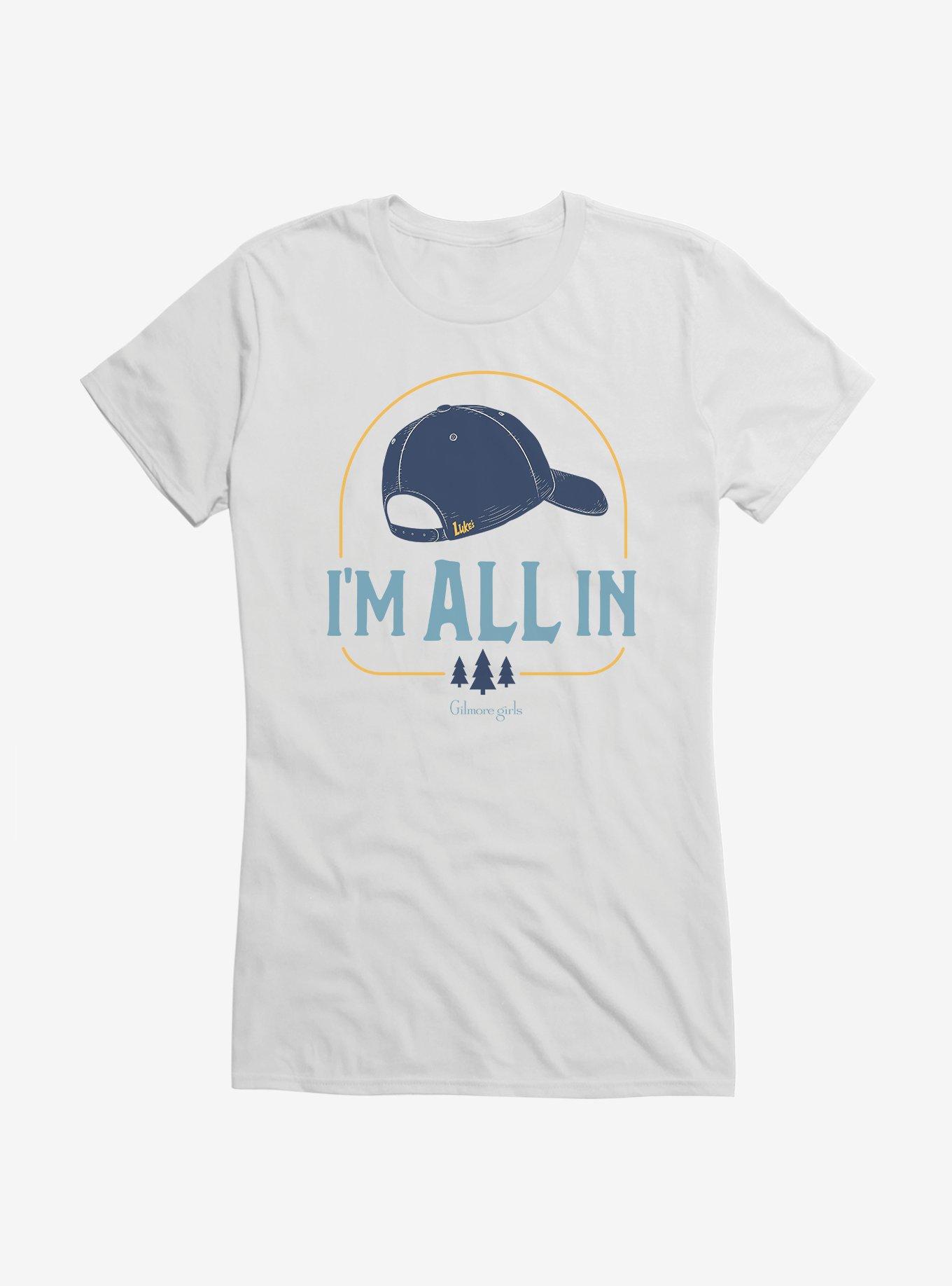 Glmore Girls I'm All In Luke Hat Girls T-Shirt, , hi-res