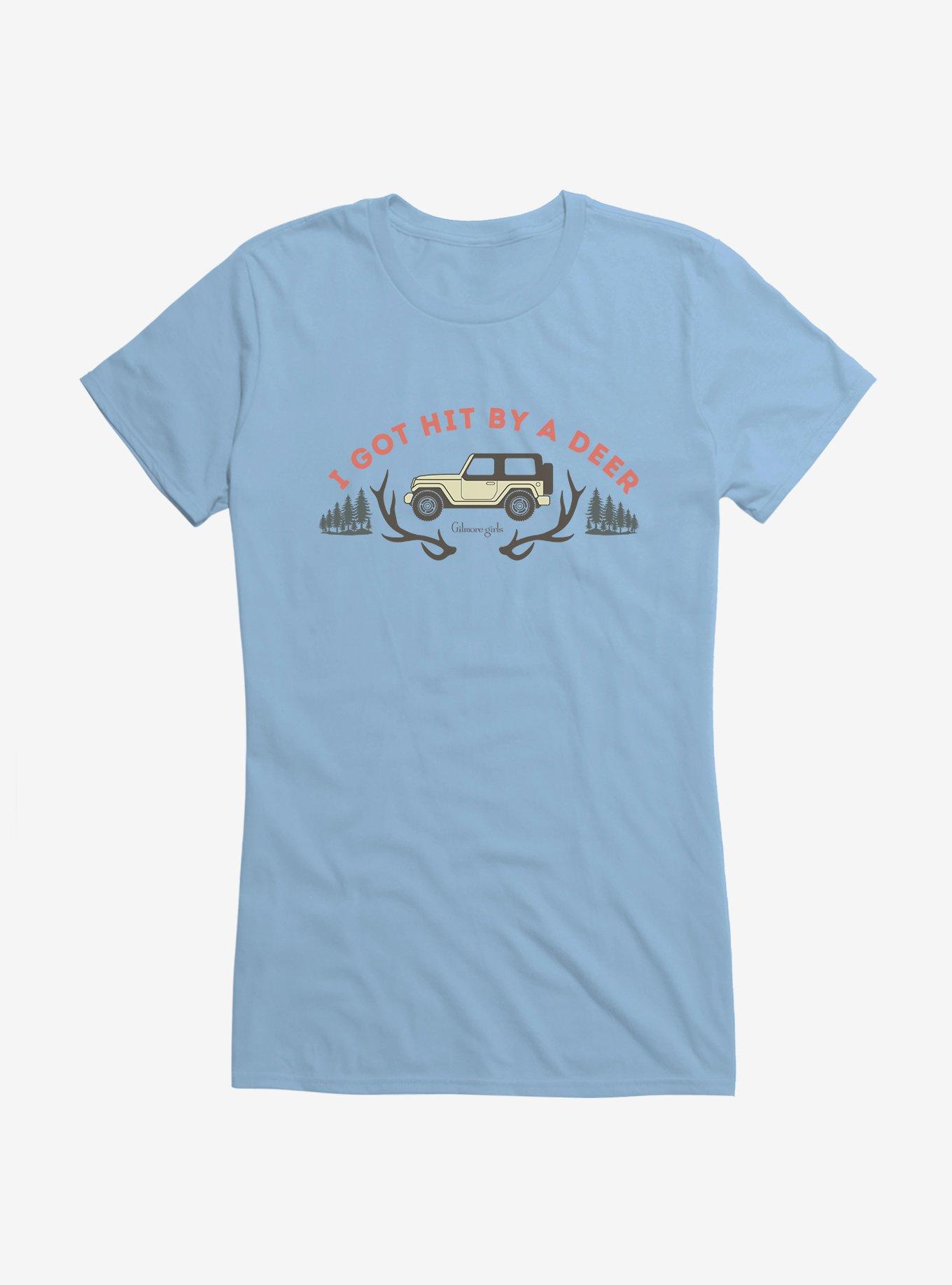 Gilmore Girls I Got Hit By A Deer Girls T-Shirt, , hi-res