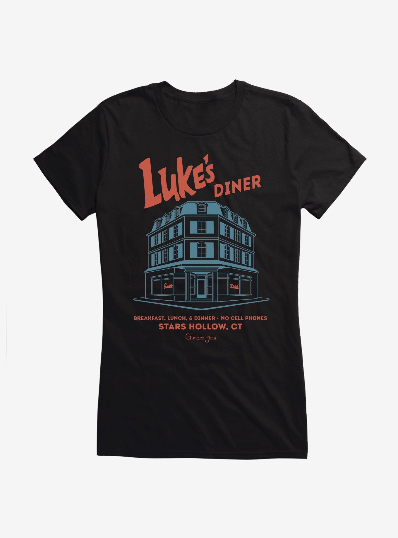 Gilmore Girls Luke's Diner No Cell Phones Girls T-Shirt, , hi-res