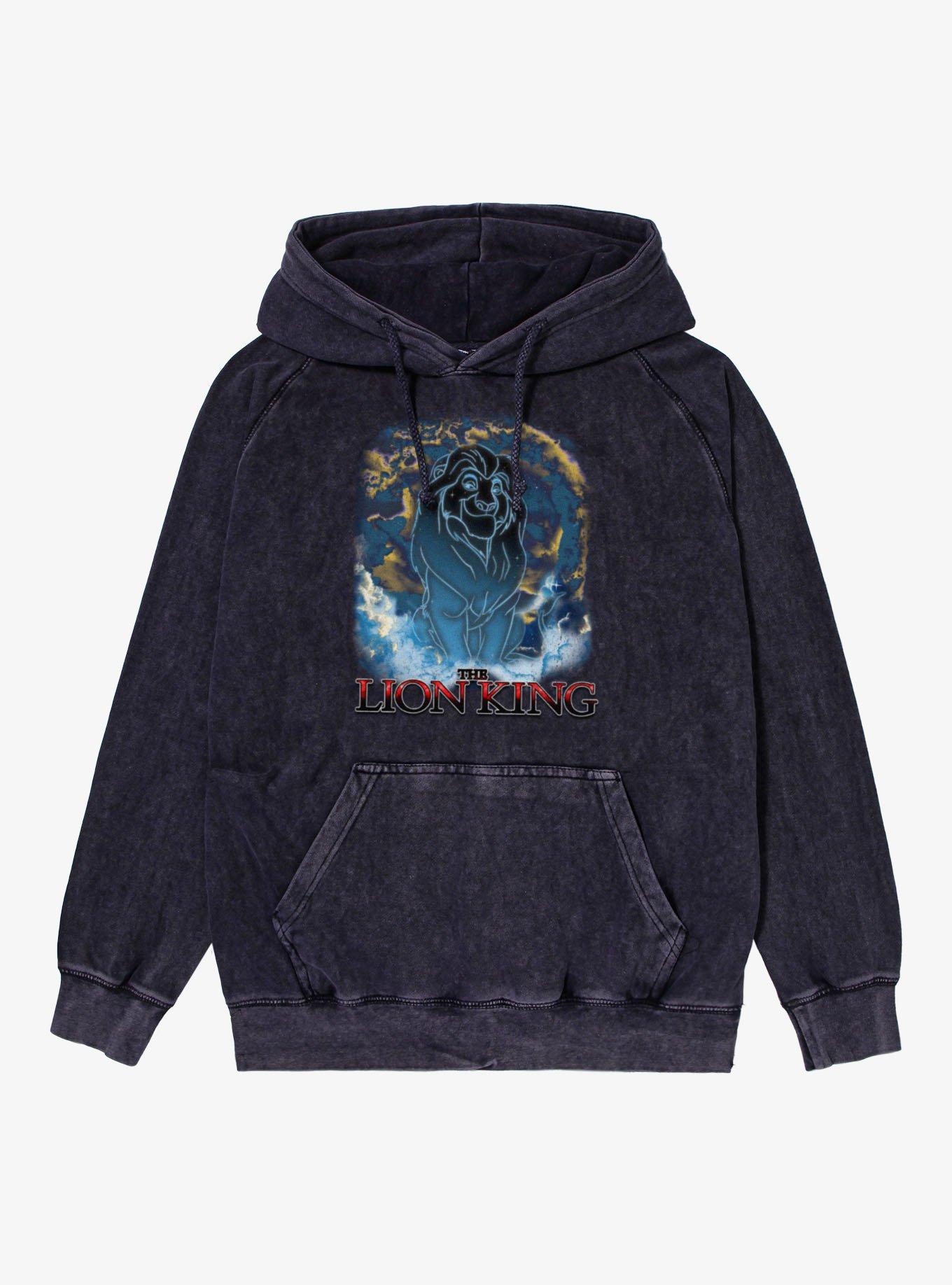 Disney The Lion King Mufasa Cloud Constellations Mineral Wash Hoodie, , hi-res
