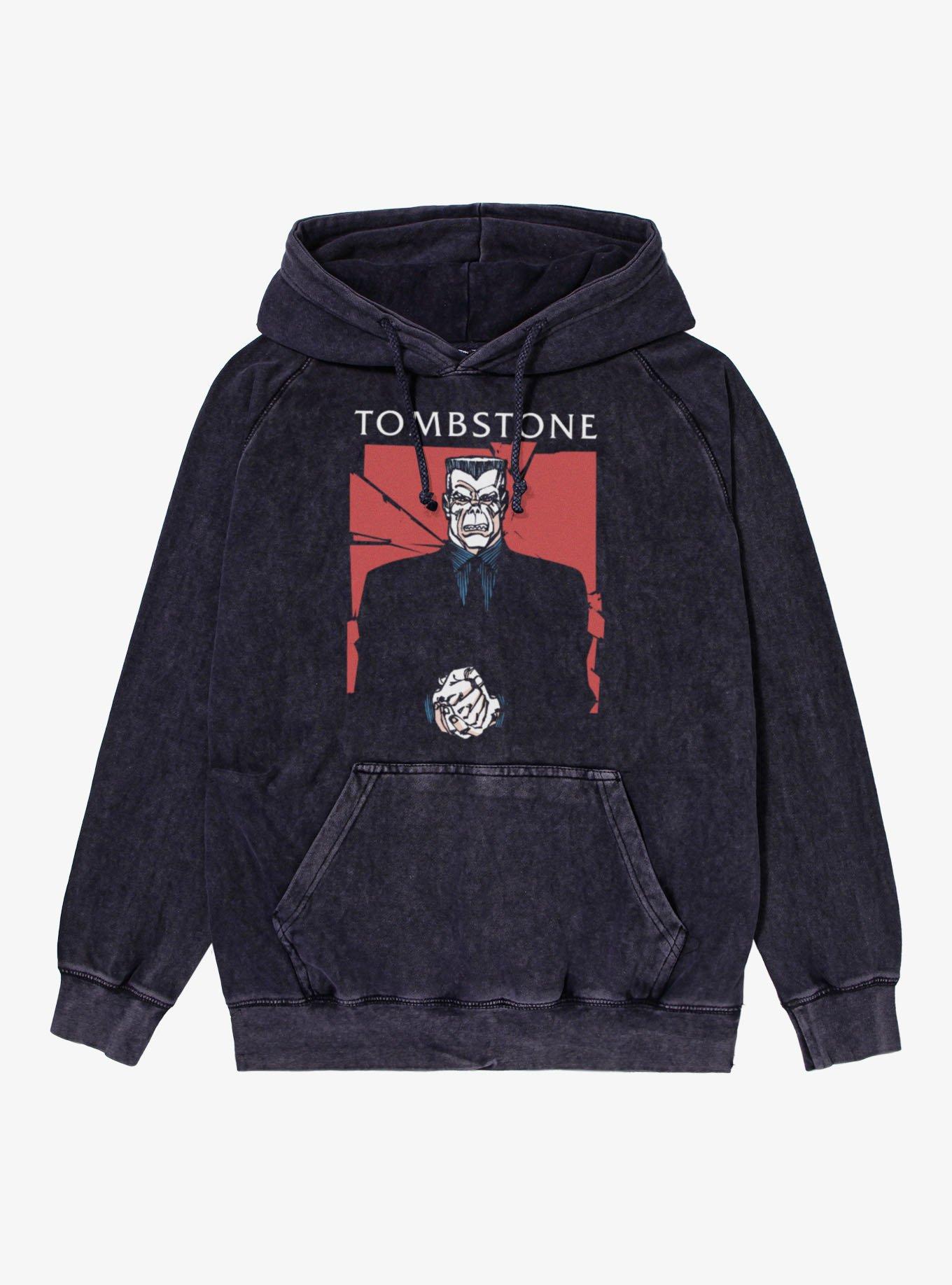 Marvel Tombstone Shatter Mineral Wash Hoodie Hot Topic Exclusive, , hi-res