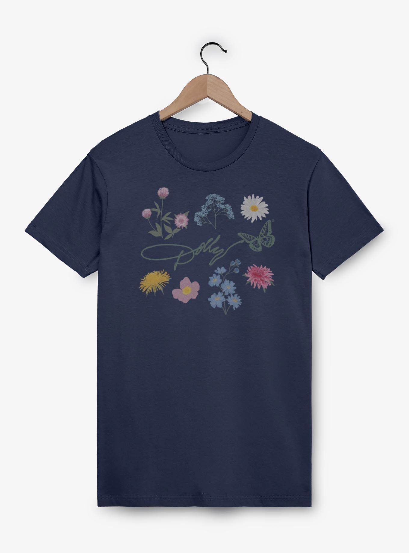 Dolly Parton Floral Signature T-Shirt, , hi-res
