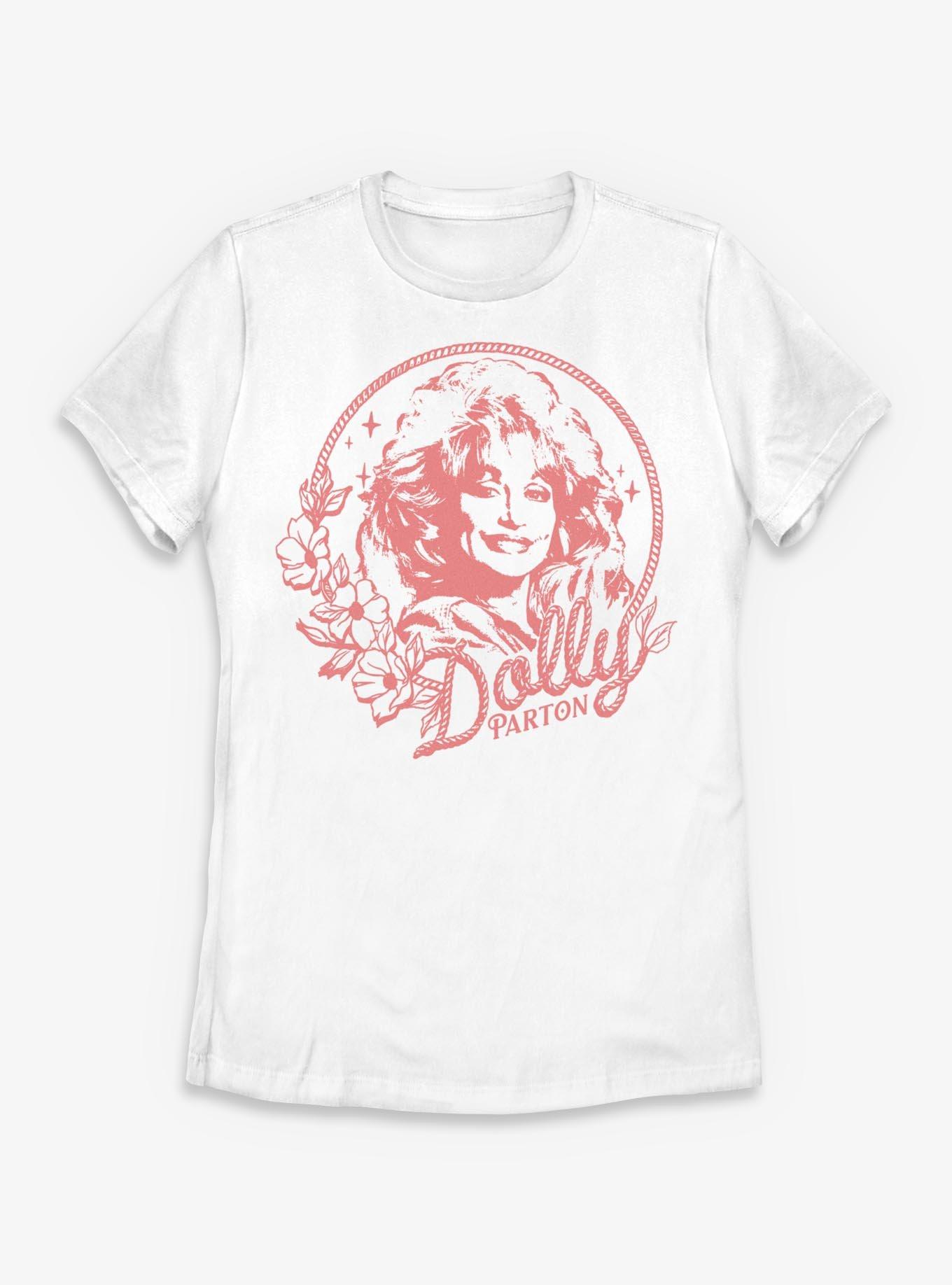 Dolly Parton Lasso Flowers Womens T-Shirt, , hi-res