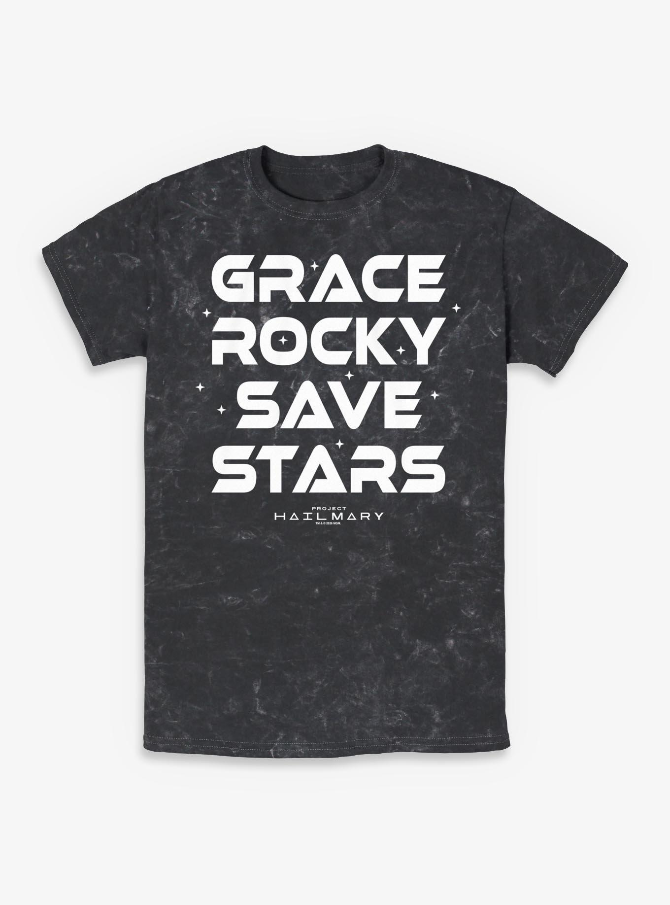Project Hail Mary Grace Rocky Save Stars Mineral Wash T-Shirt, , hi-res