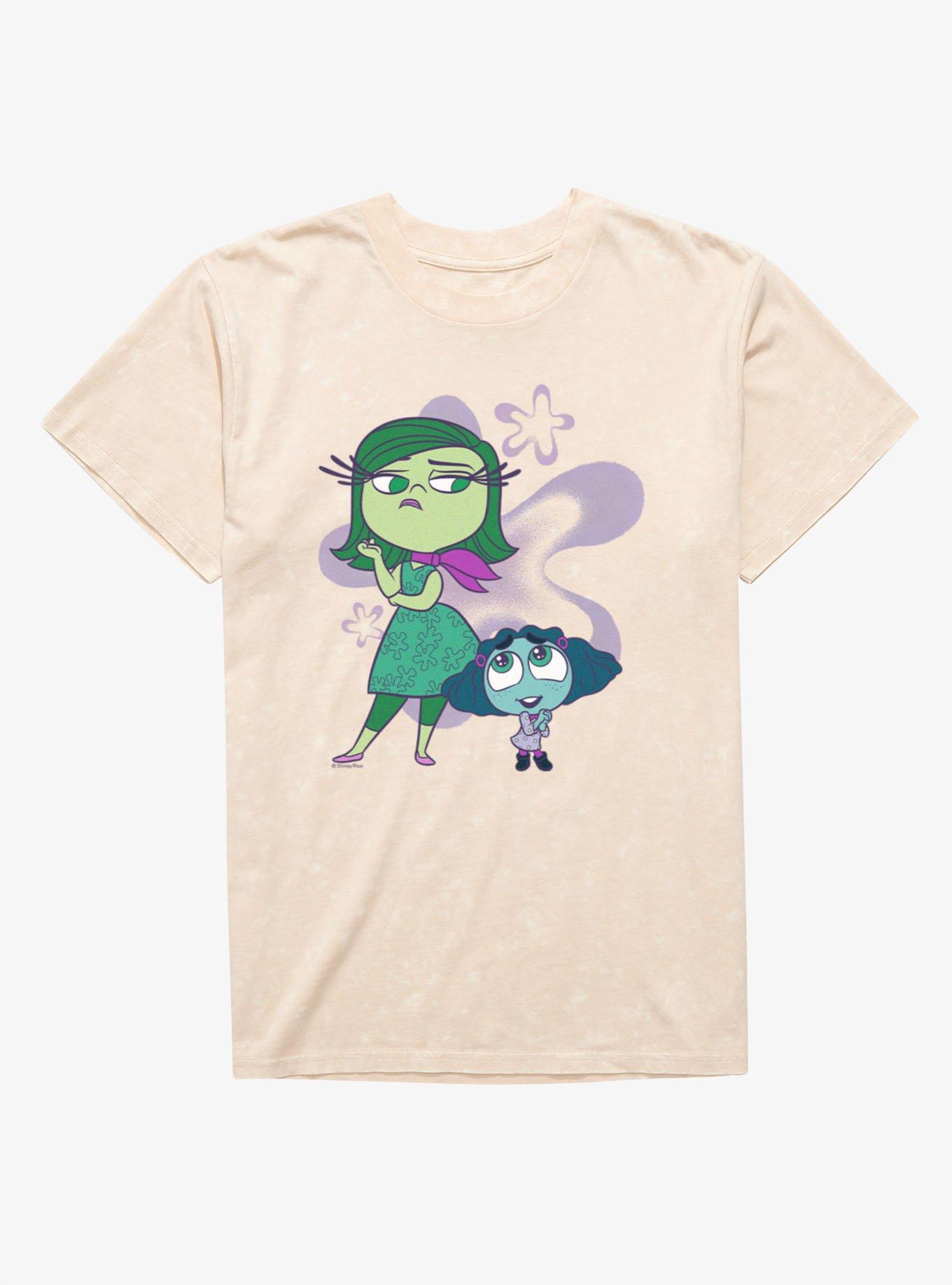 Disney Pixar Inside Out 2 Envy And Sadness Mineral Wash T-Shirt, , hi-res