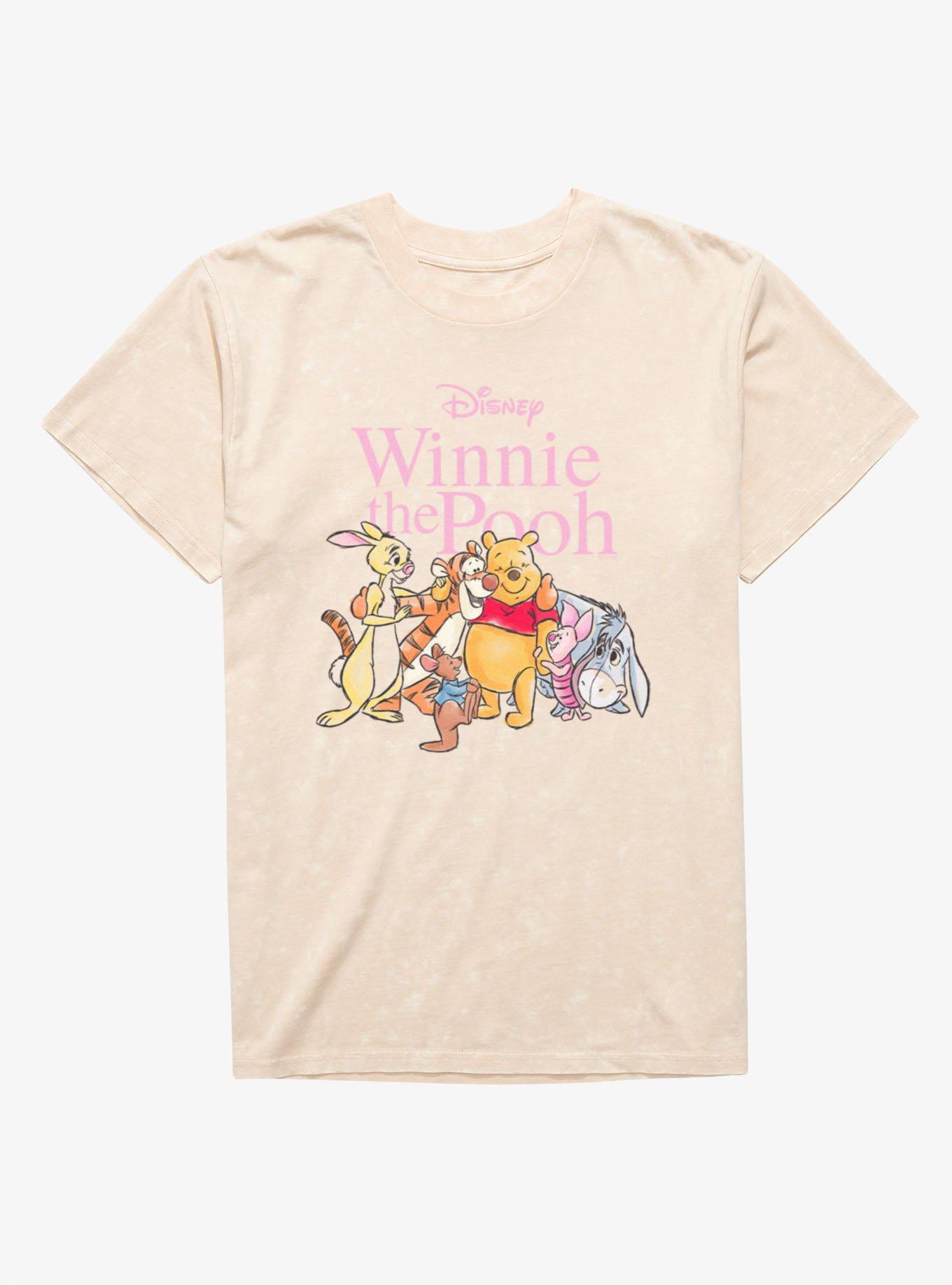 Disney Winnie The Pooh Friends Hug It Out Mineral Wash T-Shirt, , hi-res