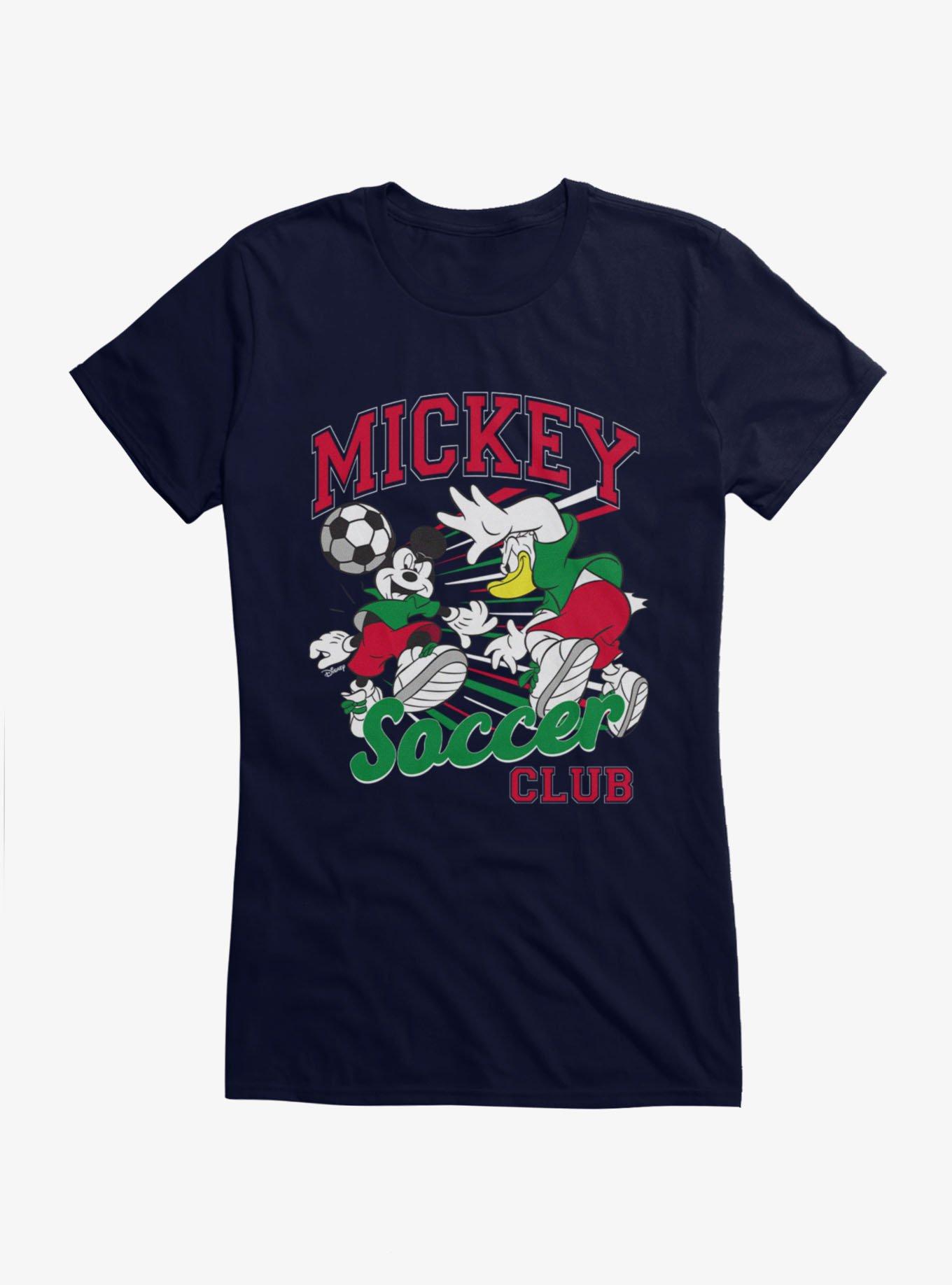 Disney Mickey And Friends Mickey vs Donald Soccer Club Girls T-Shirt, , hi-res