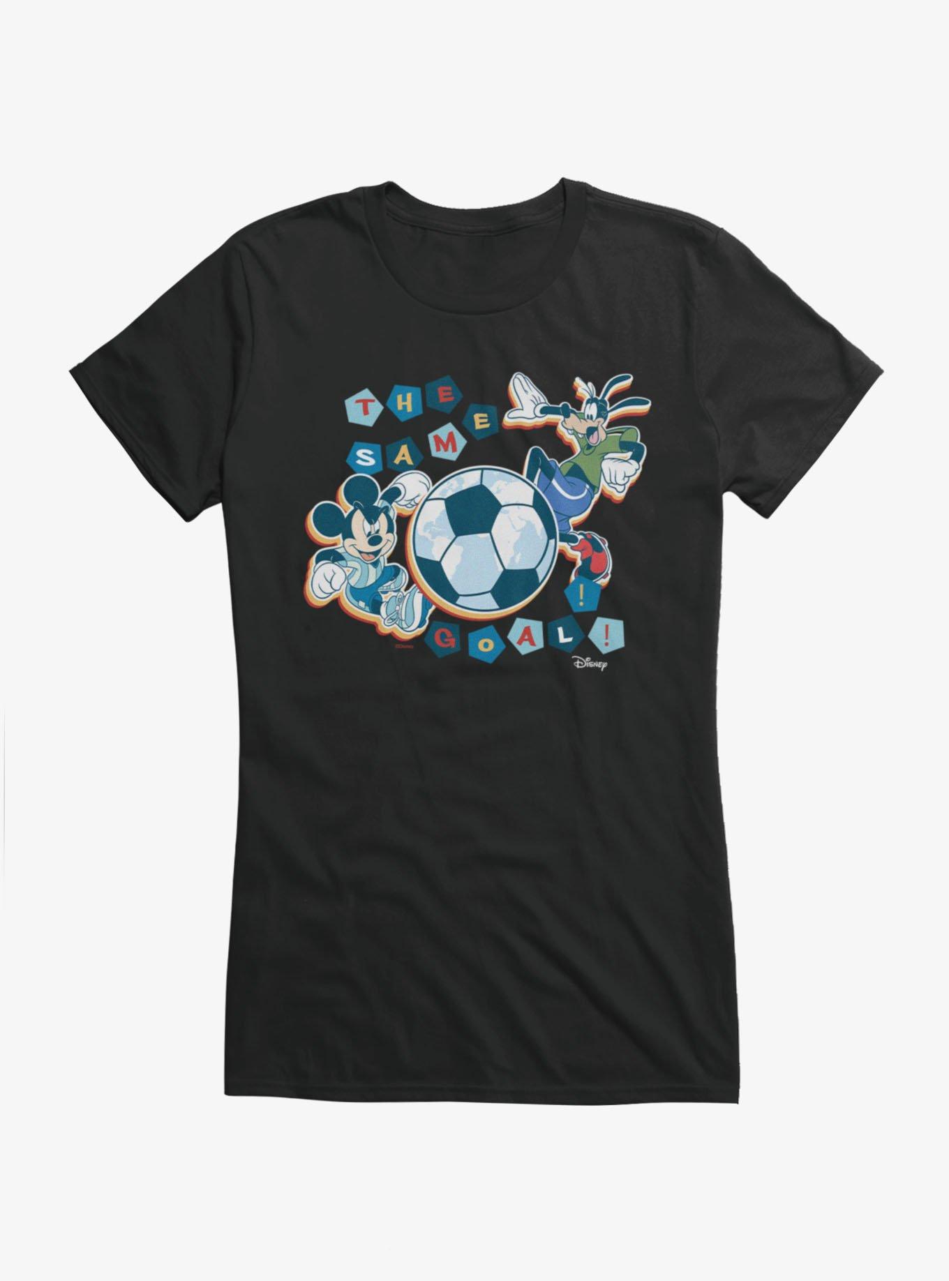 Disney Mickey And Friends Same Goal Soccer Girls T-Shirt, , hi-res