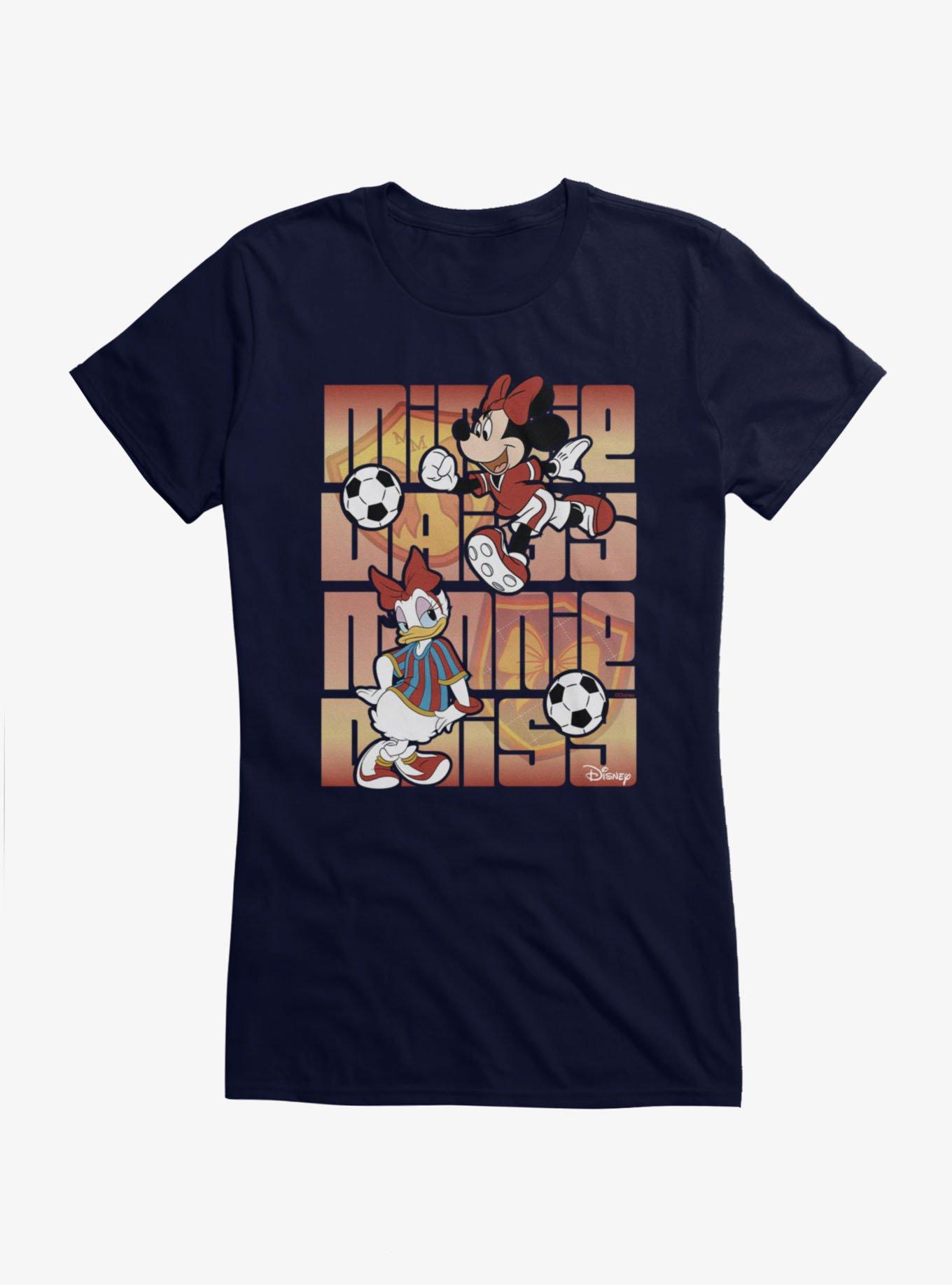 Disney Mickey And Friends Minnie And Daisy Soccer Team Girls T-Shirt, , hi-res