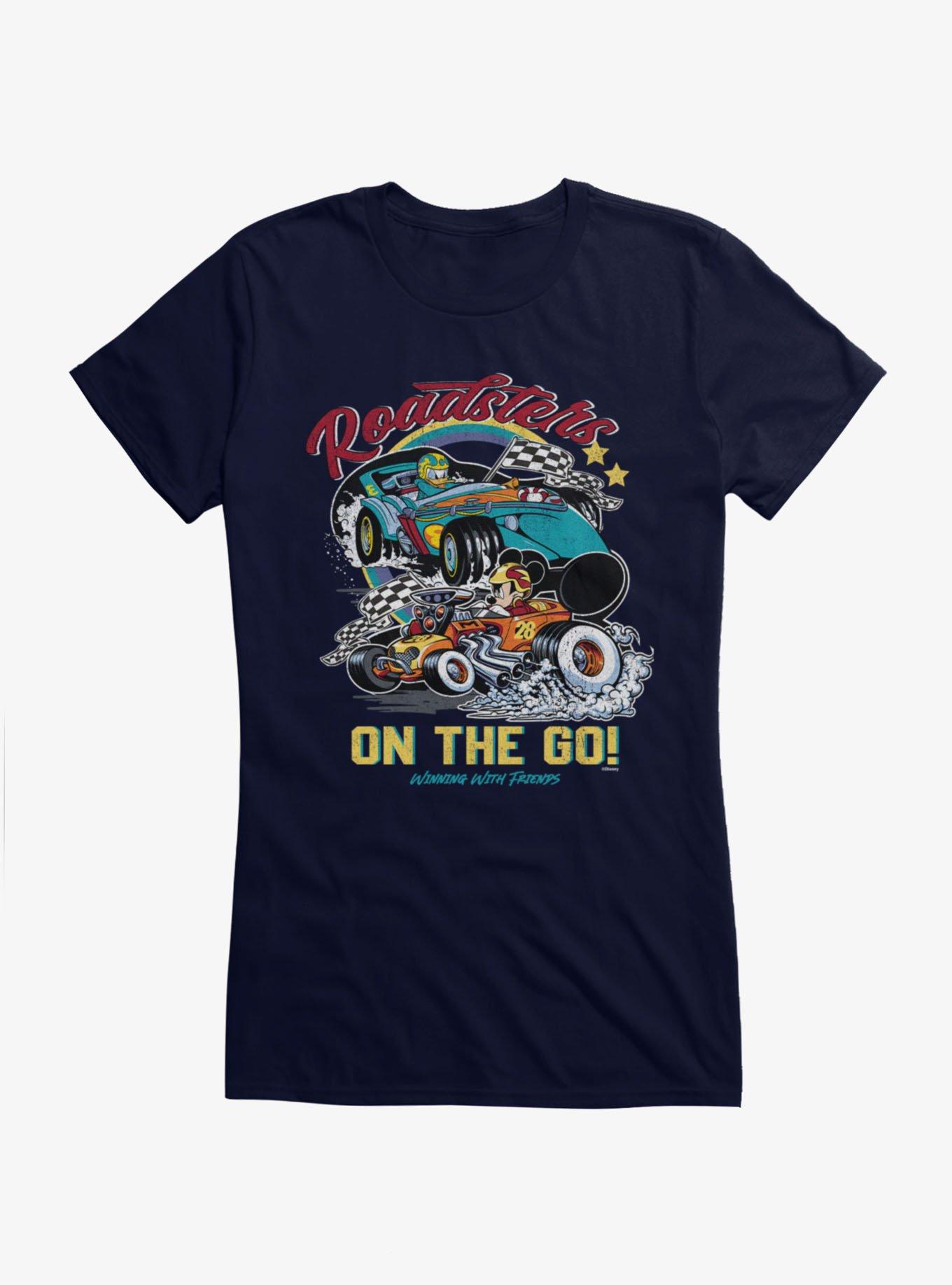 Disney Mickey Mouse Roadsters Mickey and Donald On The Go Girls T-Shirt