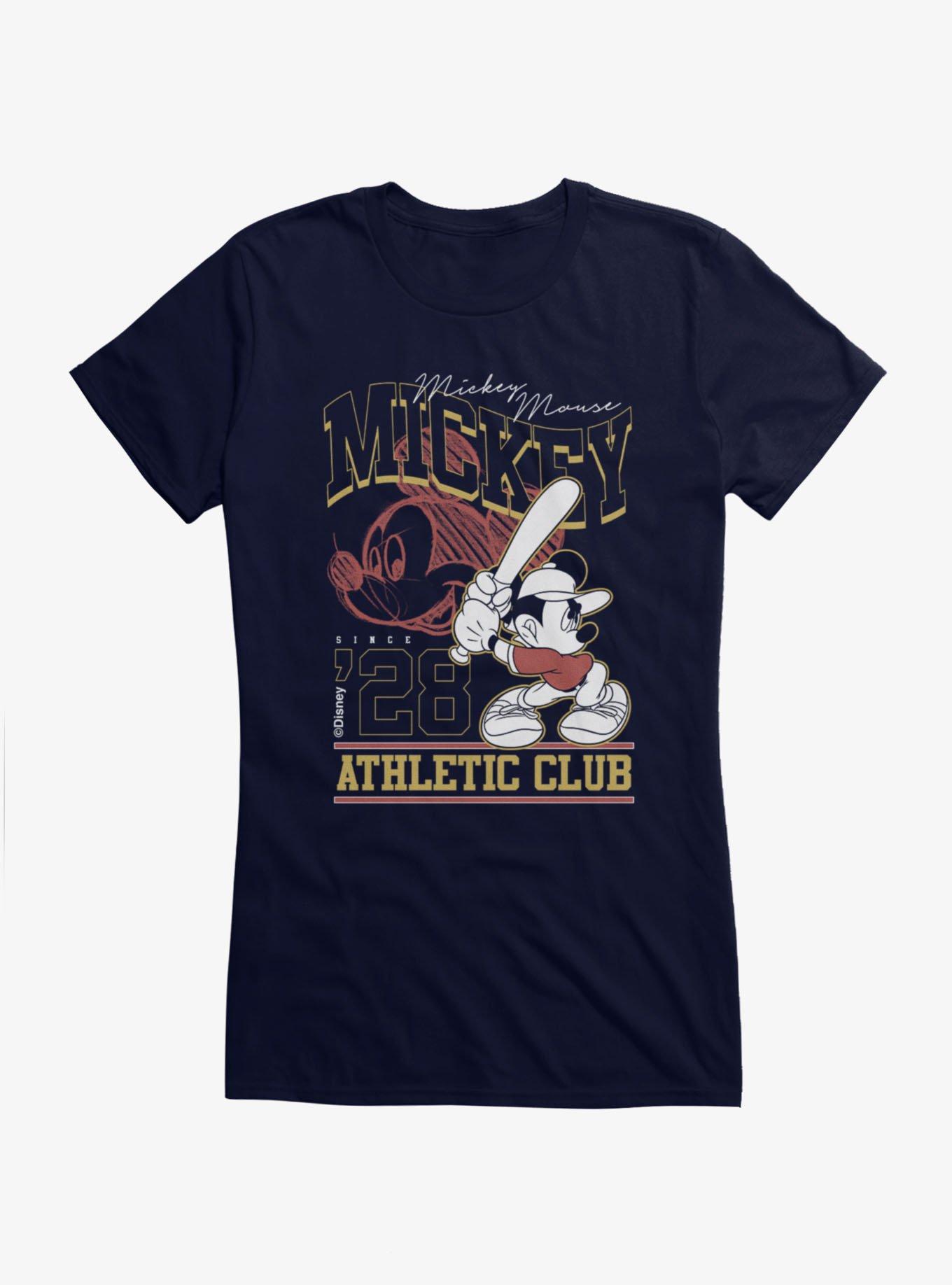 Disney Mickey Mouse Baseball Athletic Club Girls T-Shirt, , hi-res