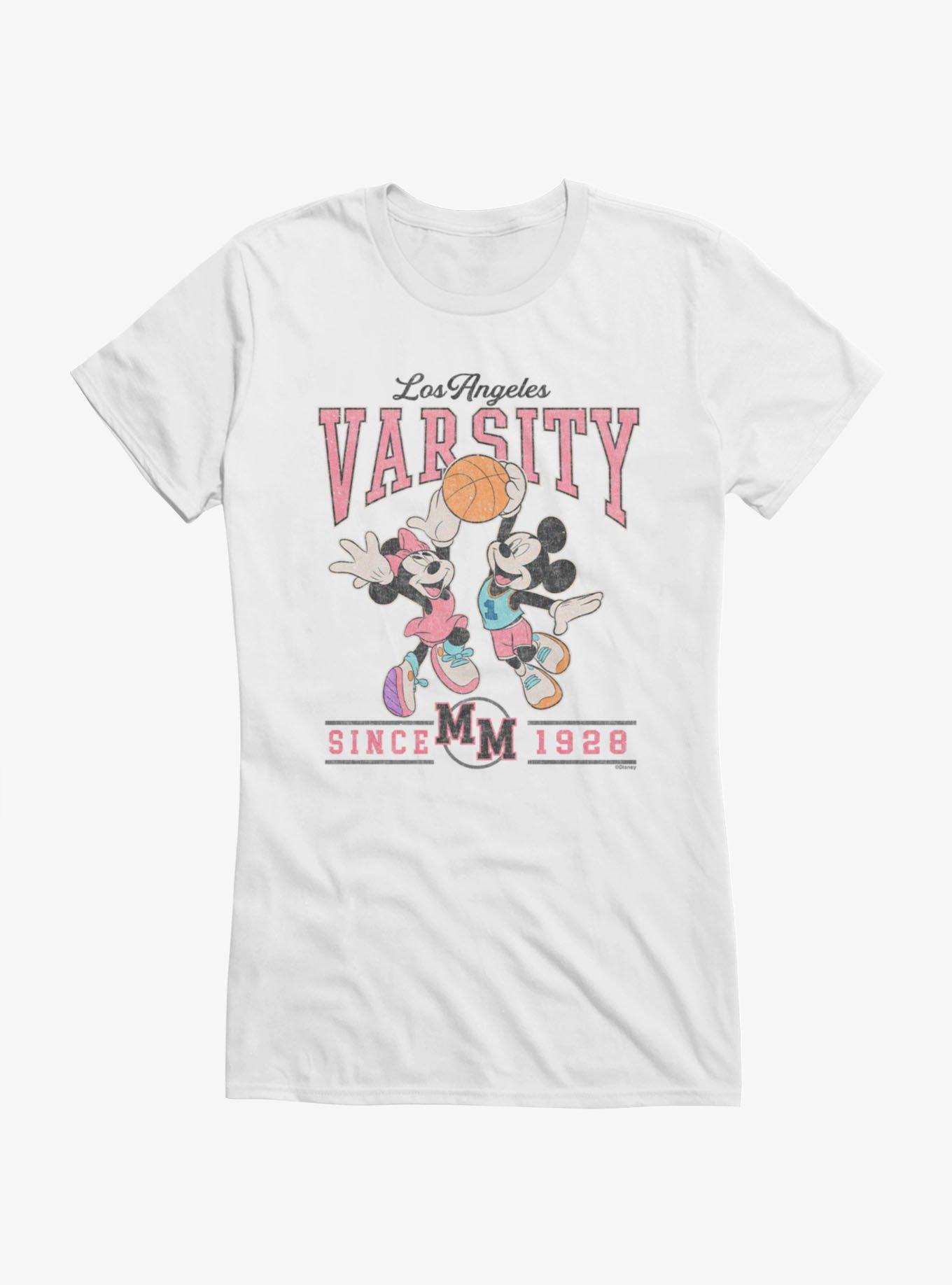 Disney Mickey And Friends Los Angeles Varsity Basketball Girls T-Shirt, , hi-res
