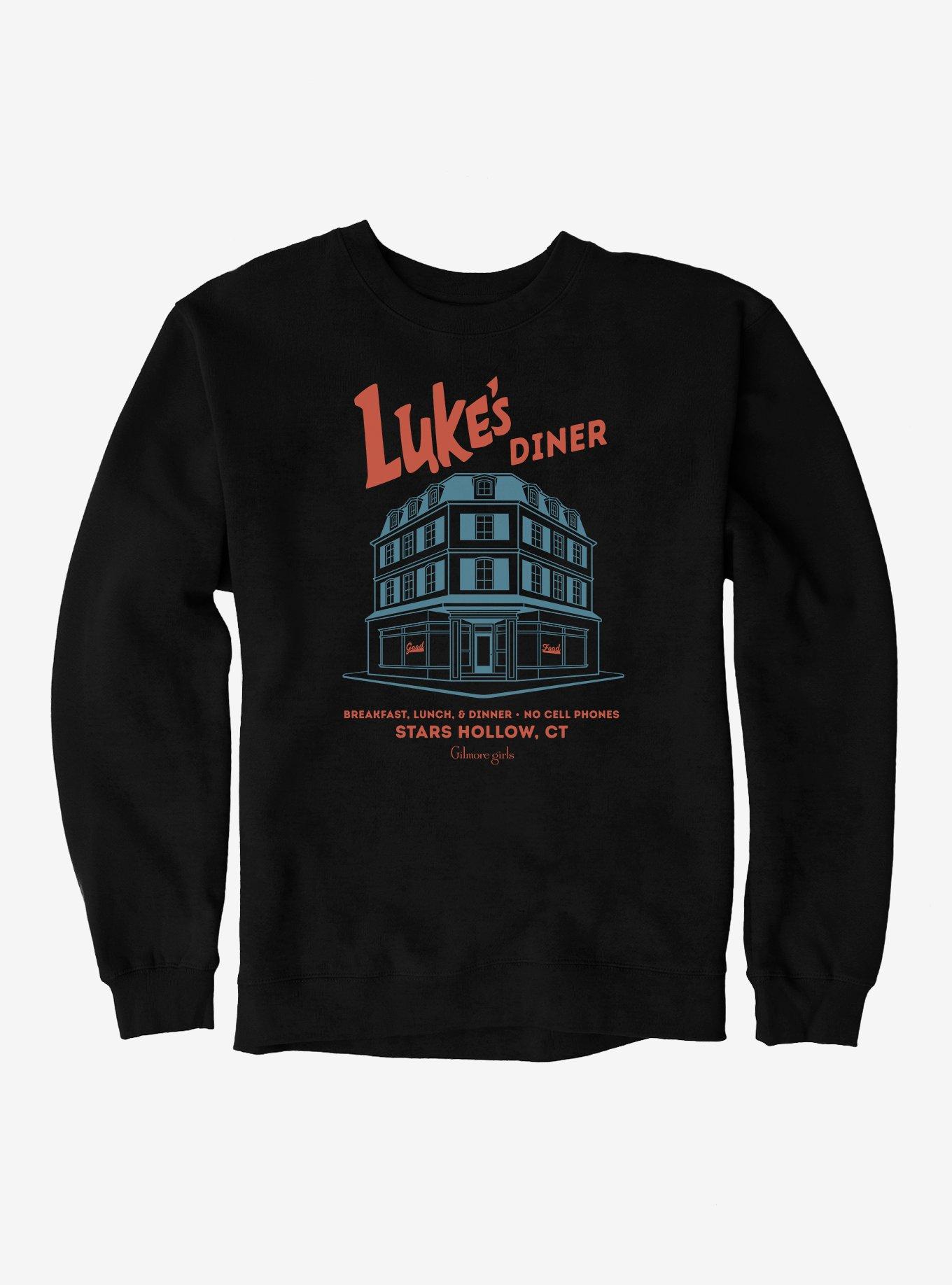 Gilmore Girls Luke's Diner No Cell Phones Sweatshirt, , hi-res